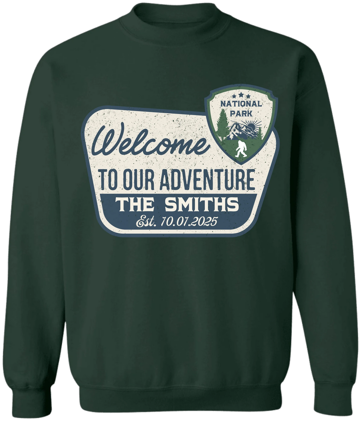 Welcome To Our Adventure - Personalized T-Shirt, Camping Family Matching Shirt, Gift for Camping Lovers