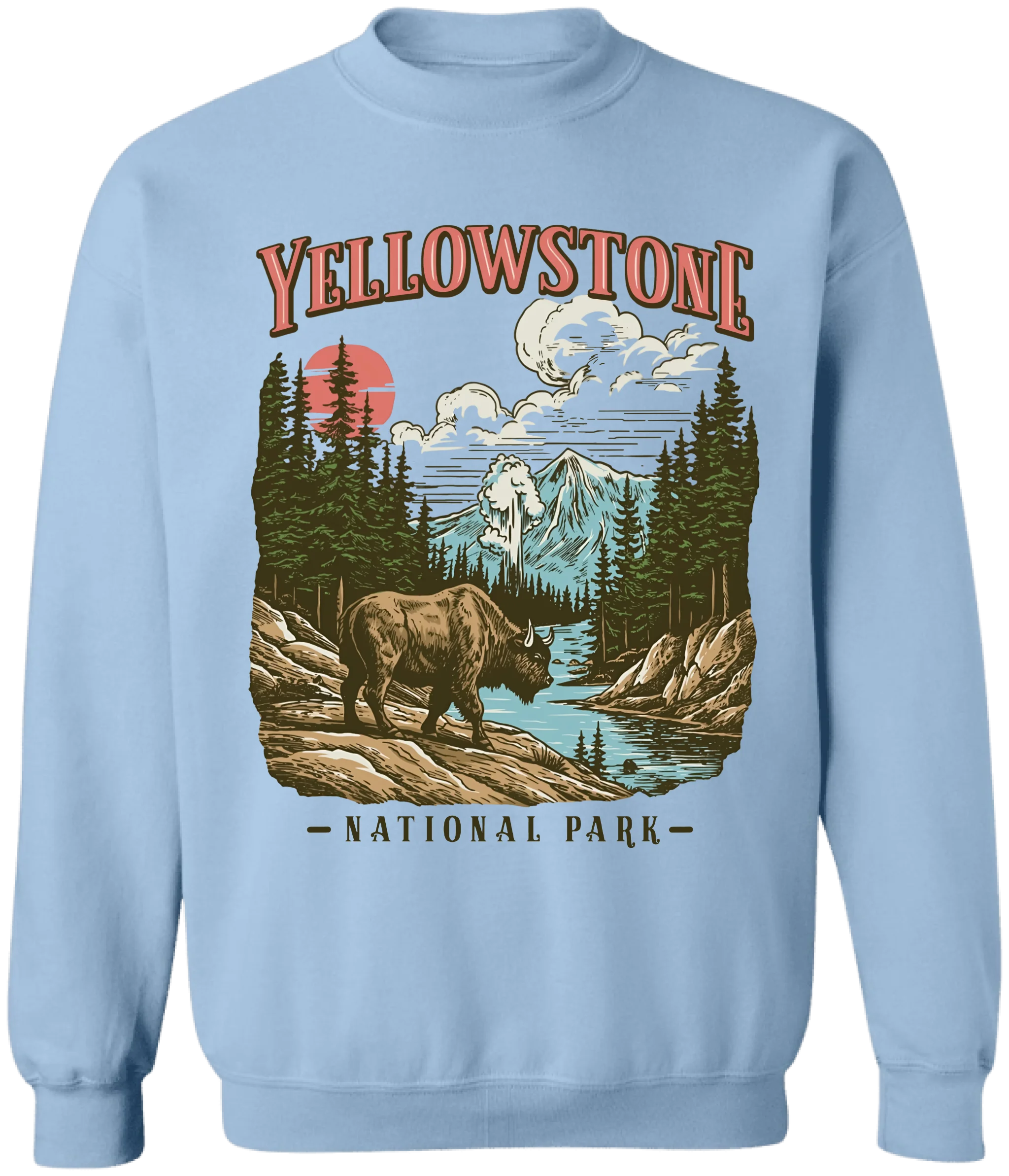Vintage National Park - Personalized T-shirt, Yellowstone, Rocky Mountain, Camping Adventure Shirt