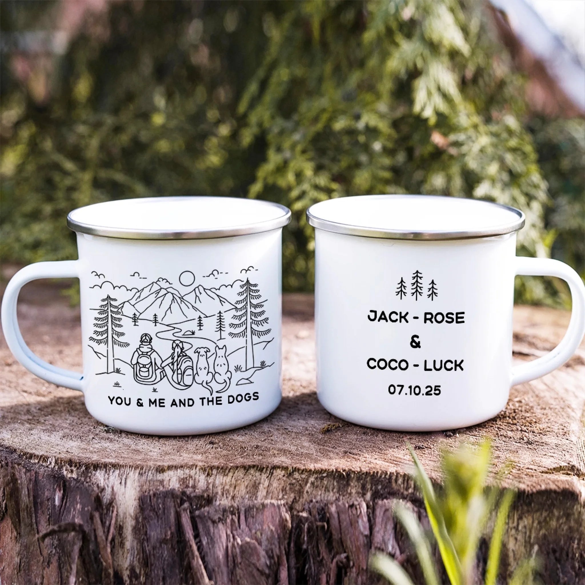 Line Art You & Me And The Dog mk 6