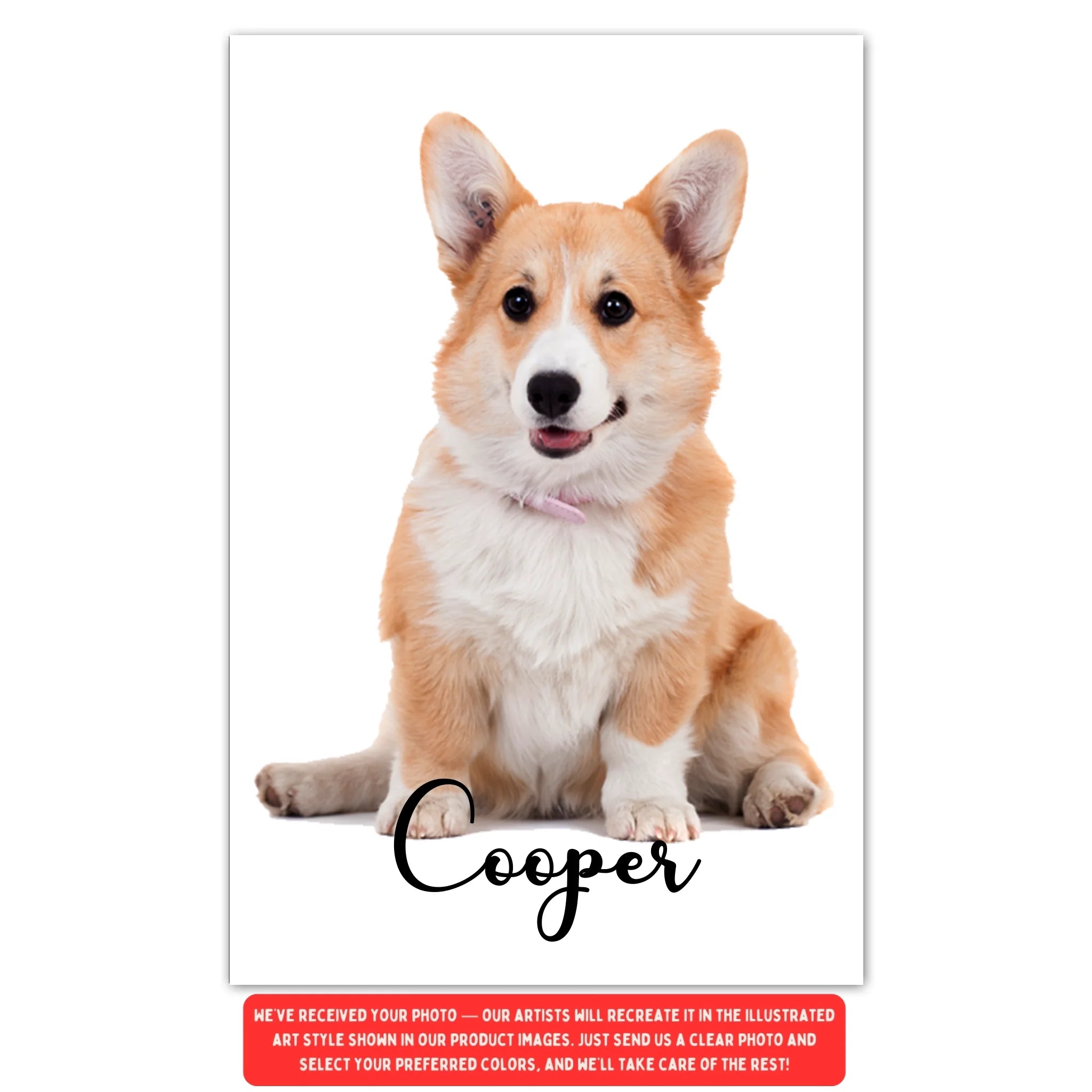 Line Art Pet Drawing - Personalized Poster, Custom Minimalist One Line Art, Custom Dog/Cat Portrait, Gift for Pet Lover