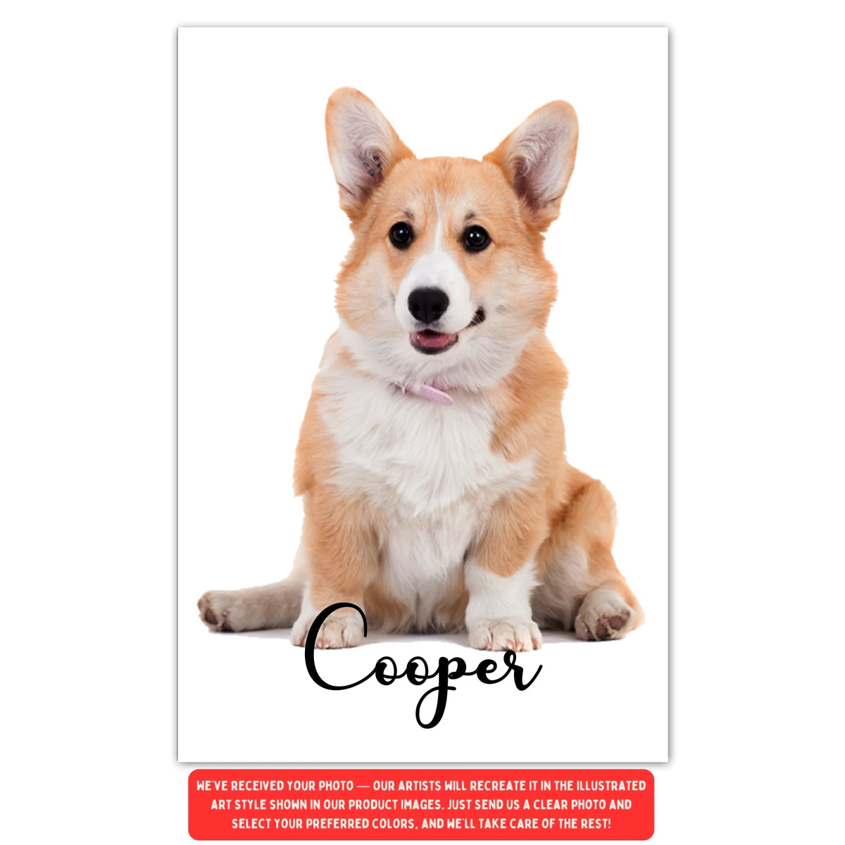 Line Art Pet Drawing - Personalized Poster, Custom Minimalist One Line Art, Custom Dog/Cat Portrait, Gift for Pet Lover