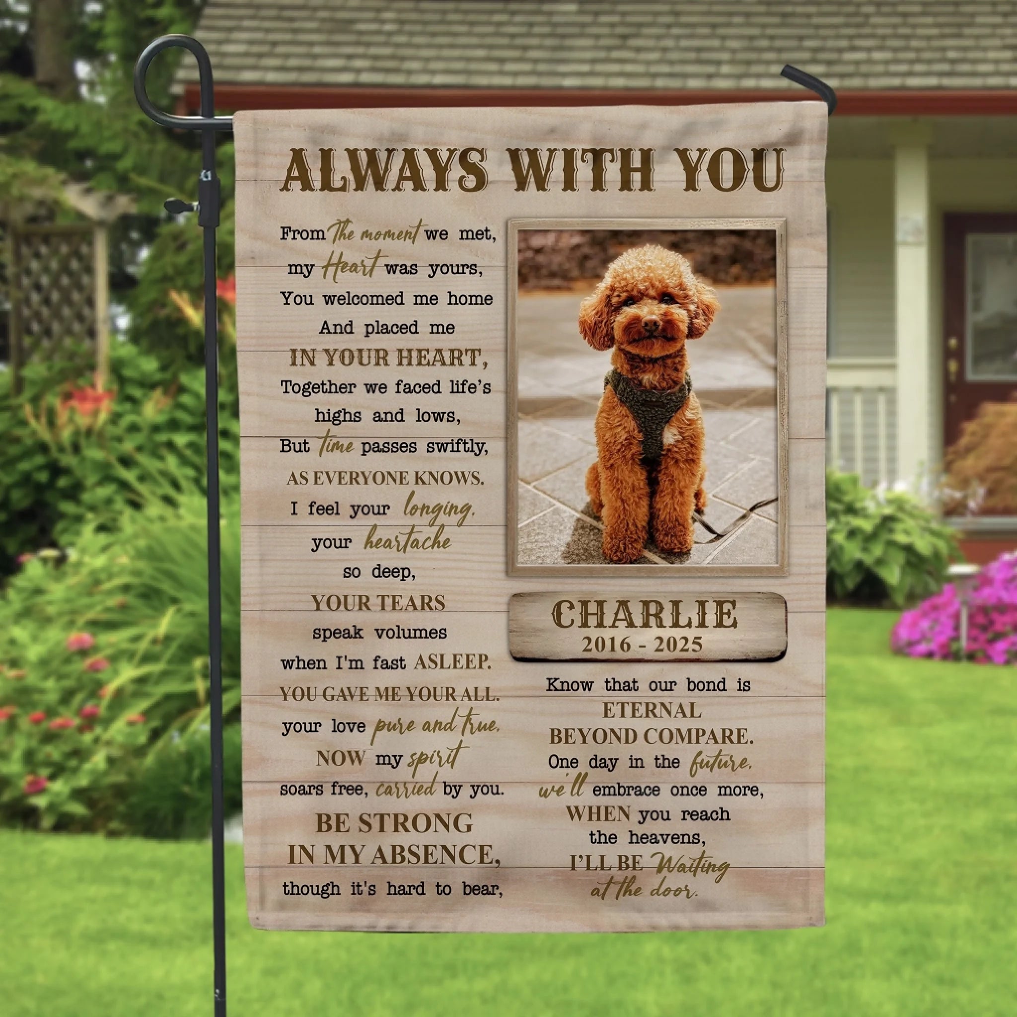 I'll Be Waiting At The Door Memorial Pet mk 1