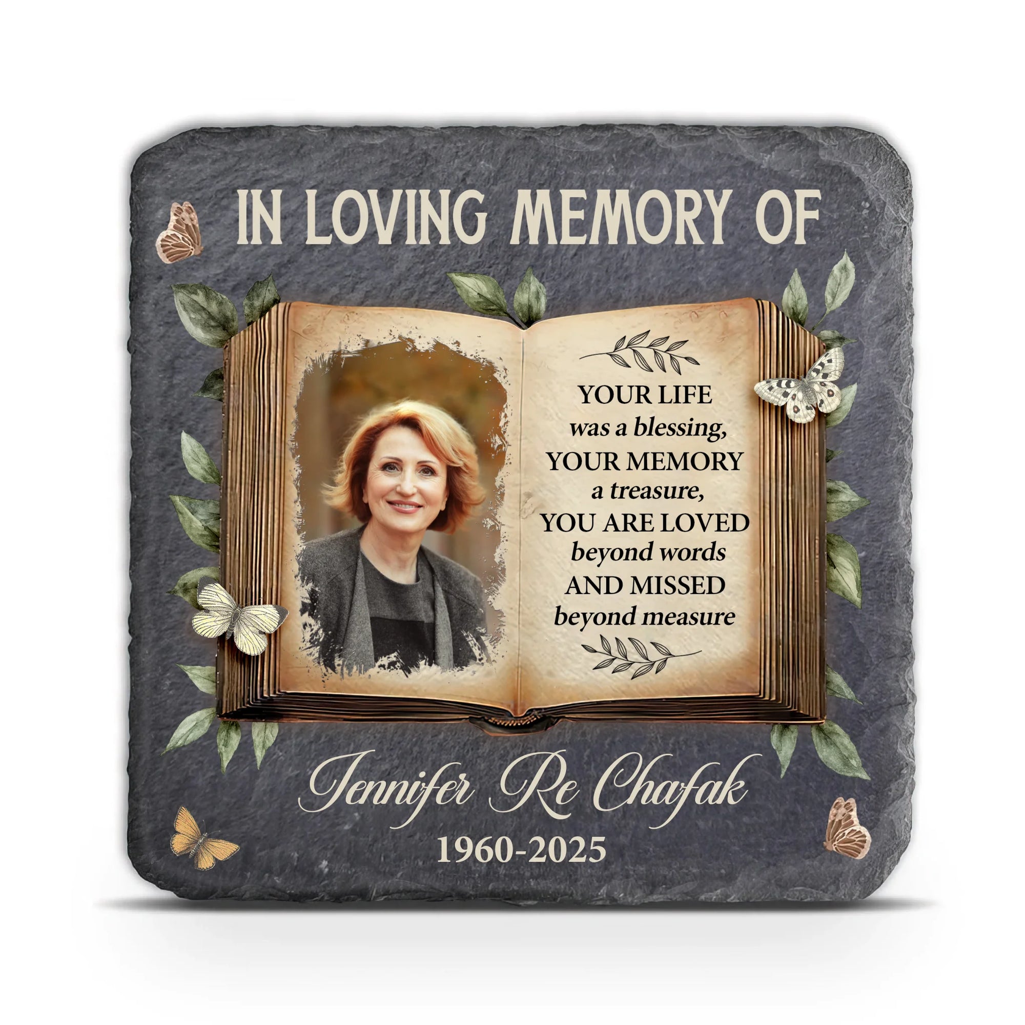 You Are Loved Beyond Words And Missed Beyond Measure - Personalized Memorial Stone