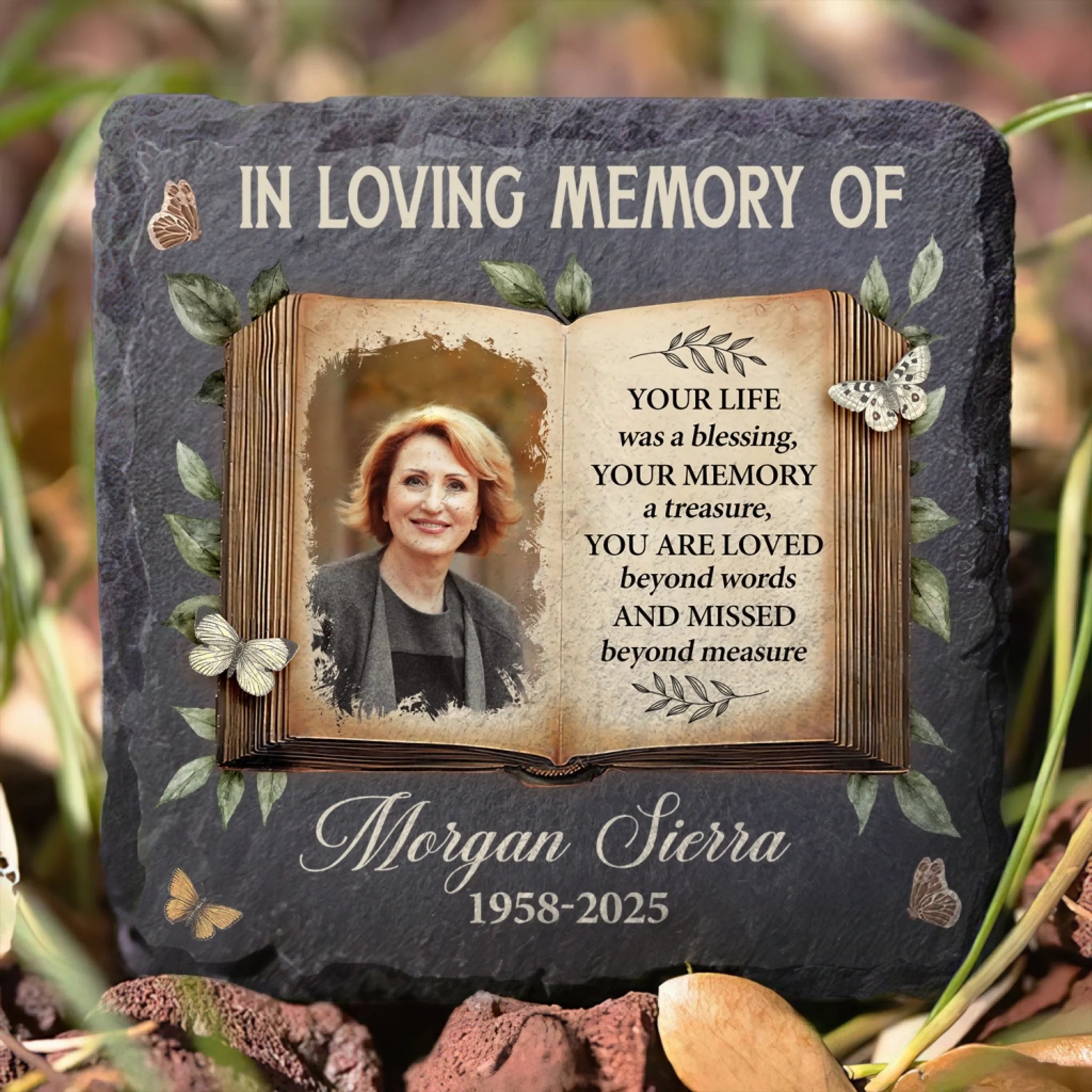 You Are Loved Beyond Words And Missed Beyond Measure - Personalized Memorial Stone