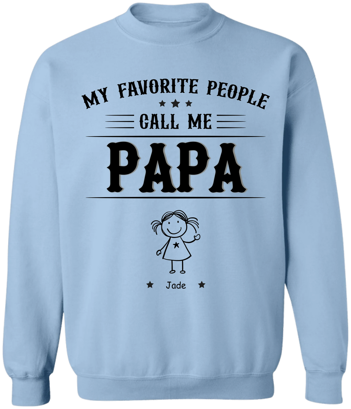 My Favorite People Call Me Papa - Personalized T-Shirt, Gift For Grandpa/ Grandma, Grandparents Gift