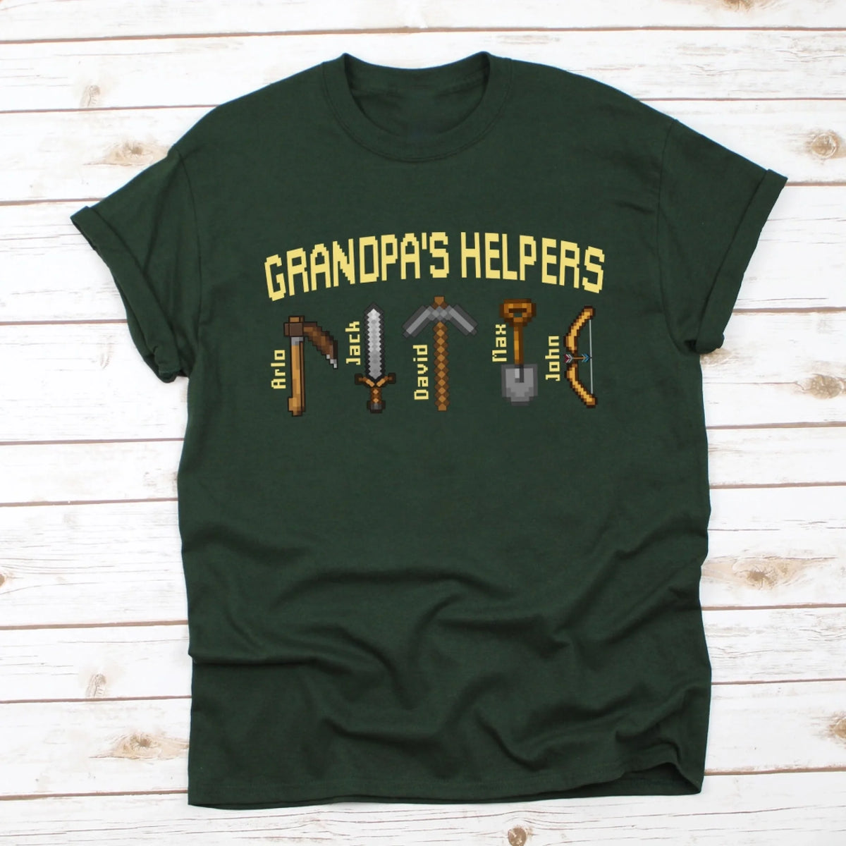 Grandpa Helper Pixel Art Style mk 1