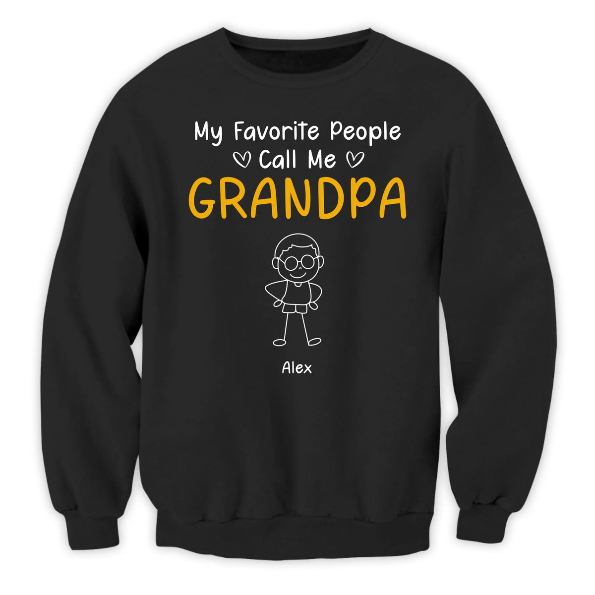 My Favorite People Call Me Grandpa - Personalized T-Shirt, Gift For Grandpa