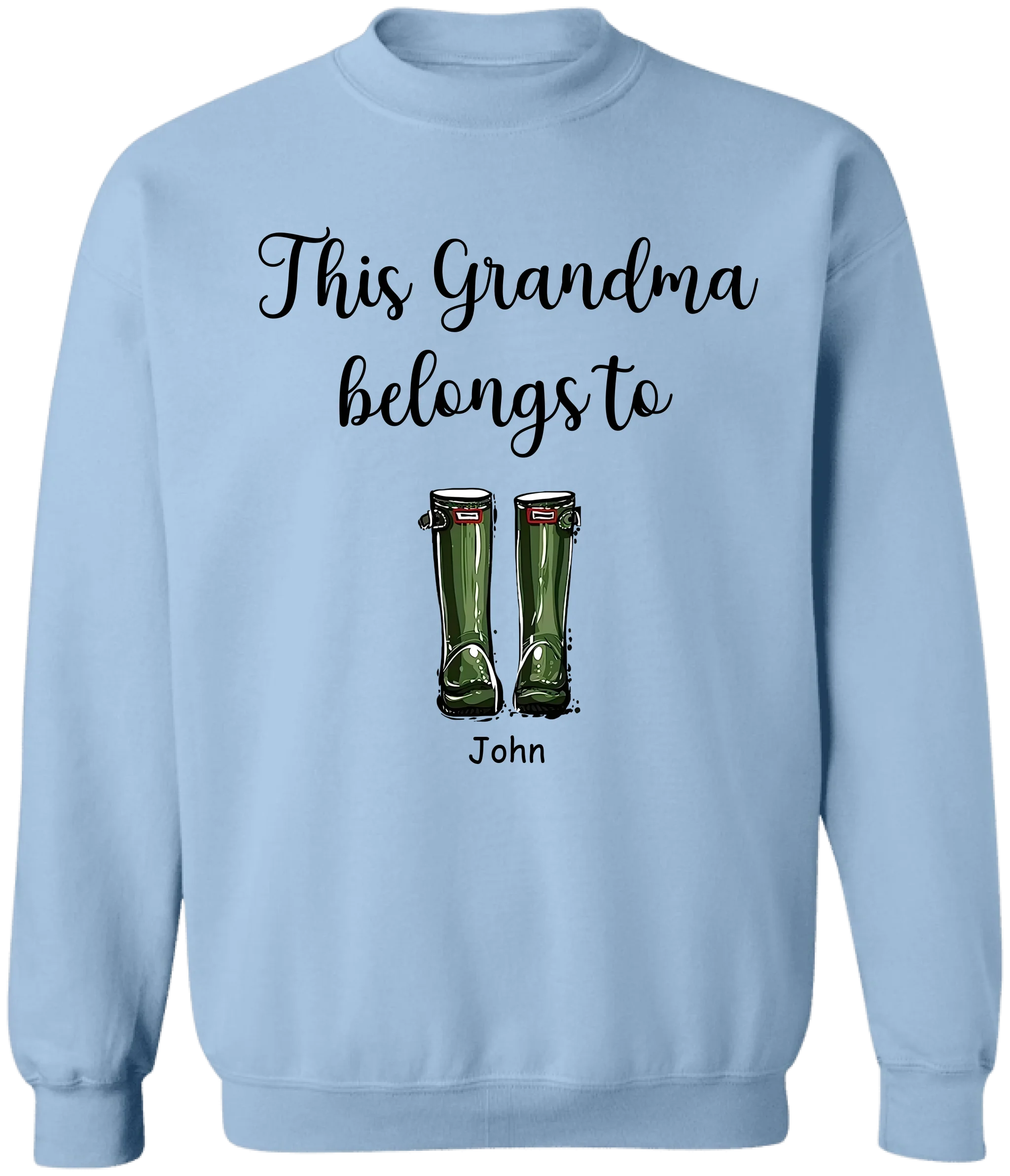 This Grandma Belongs To Boots - Personalized T-Shirt, Gift For Grandparents/ Grandma/ Grandpa Gift