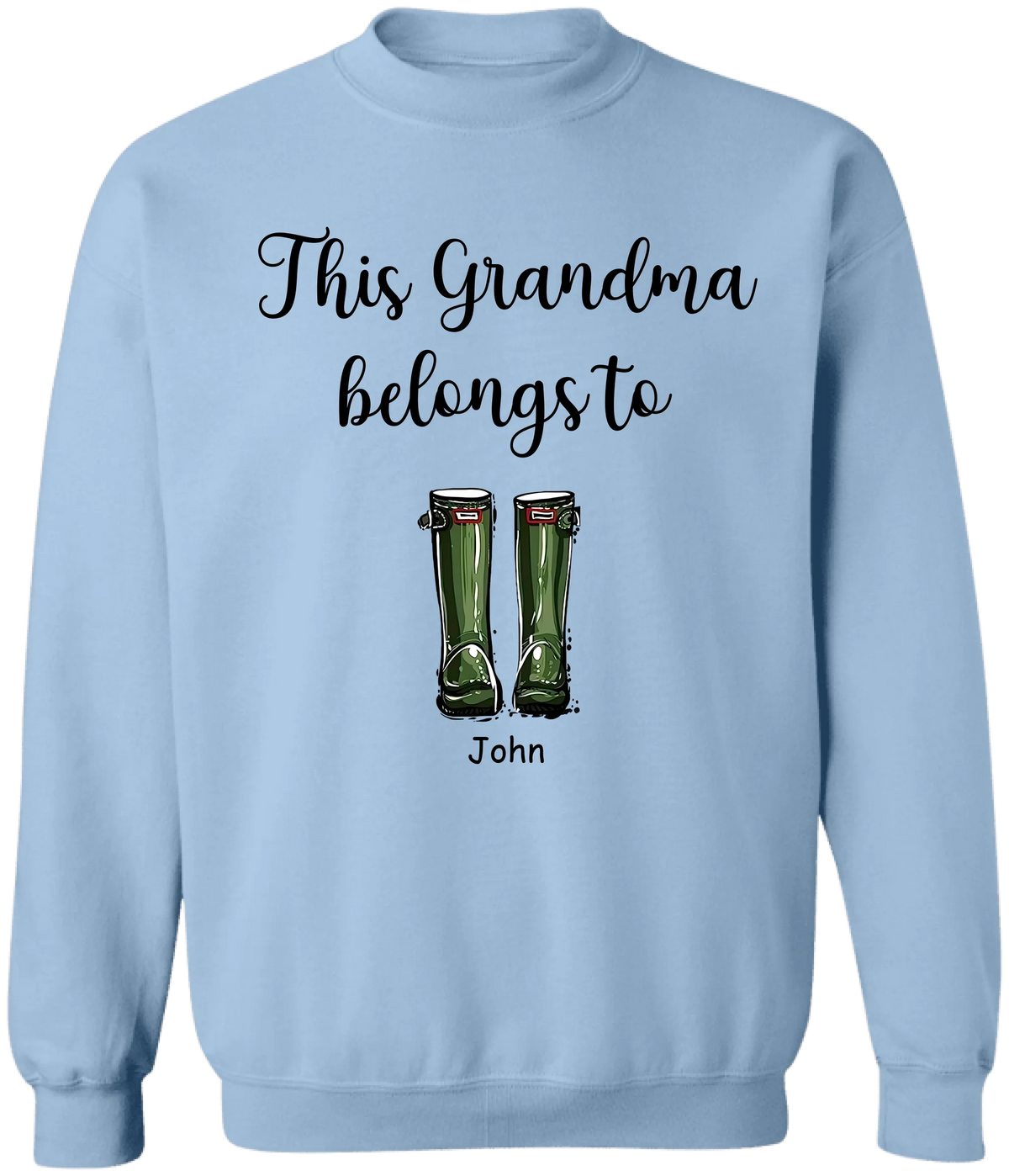 This Grandma Belongs To Boots - Personalized T-Shirt, Gift For Grandparents/ Grandma/ Grandpa Gift