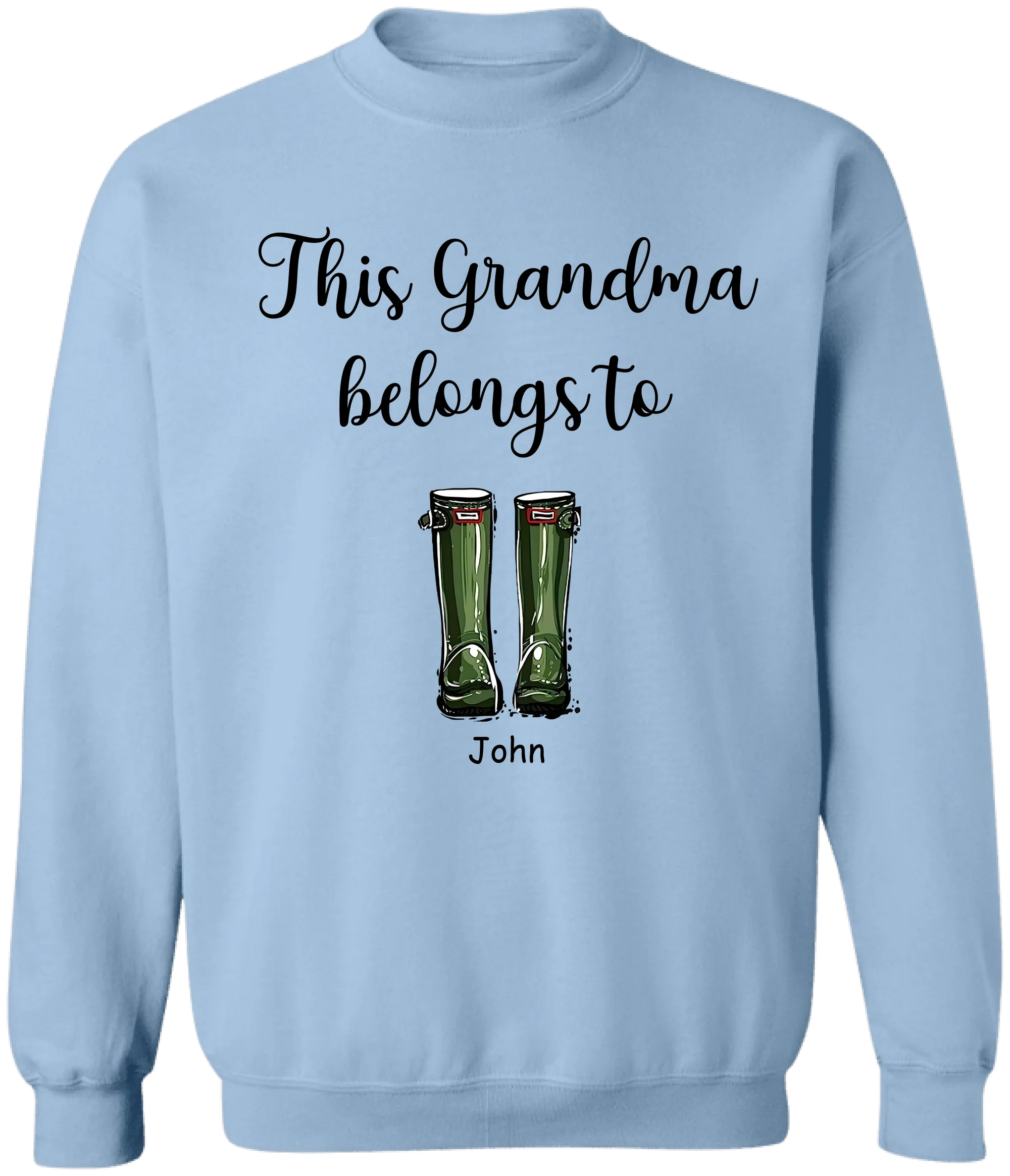 This Grandma Belongs To Boots - Personalized T-Shirt, Gift For Grandparents/ Grandma/ Grandpa Gift