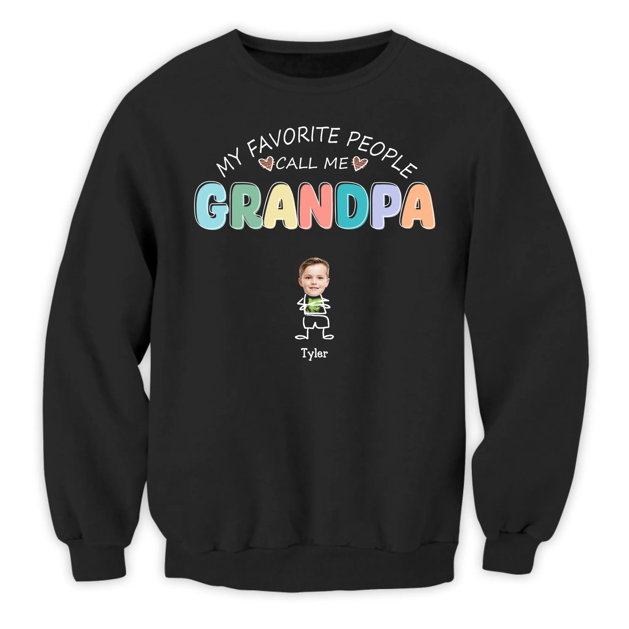 My Favorite People Call Me Grandpa - Personalized TShirt, Gift For Grandpa, Birthday Gift For Papa