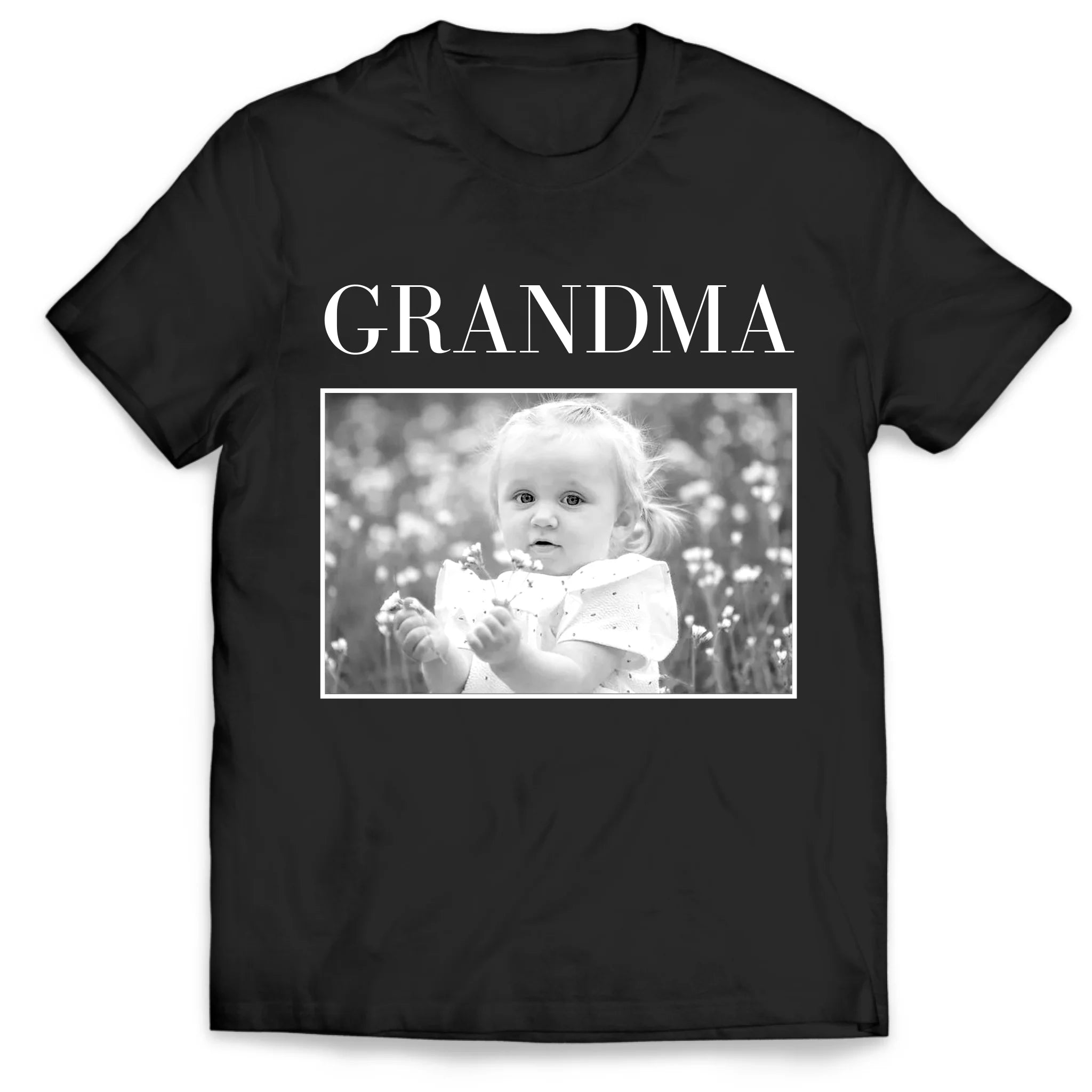 Custom Kid Photo Collage Shirt - Personalized T-Shirt, Gift For Grandmother