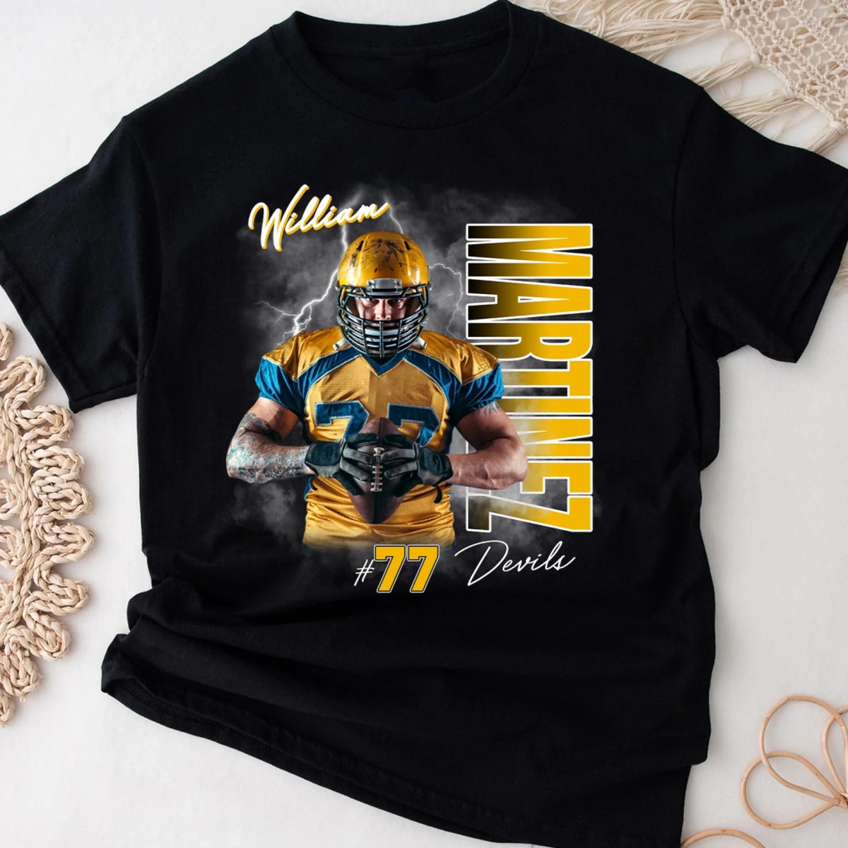 Football Player With Custom Photo mk 5