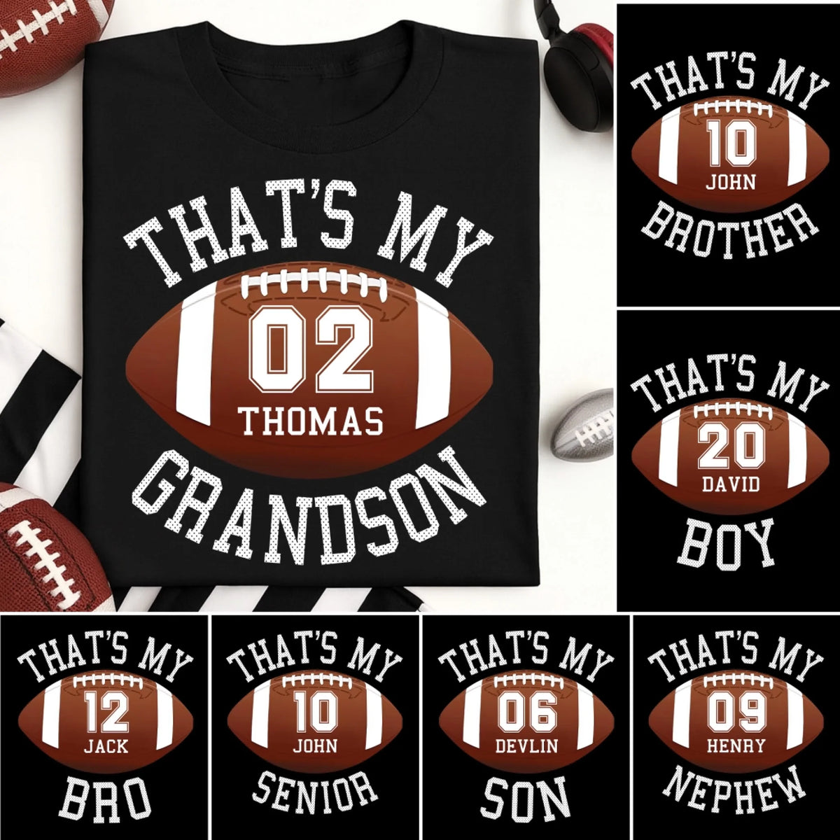 Football That's My Grandson mk thumb