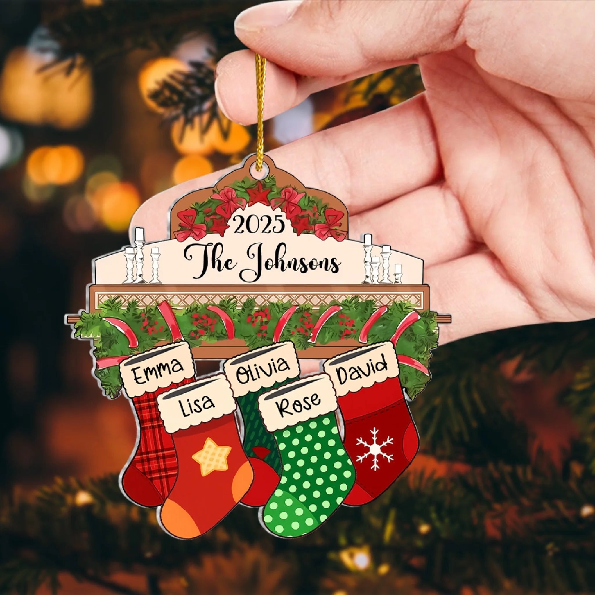 Custom Christmas Stockings Family mk 1