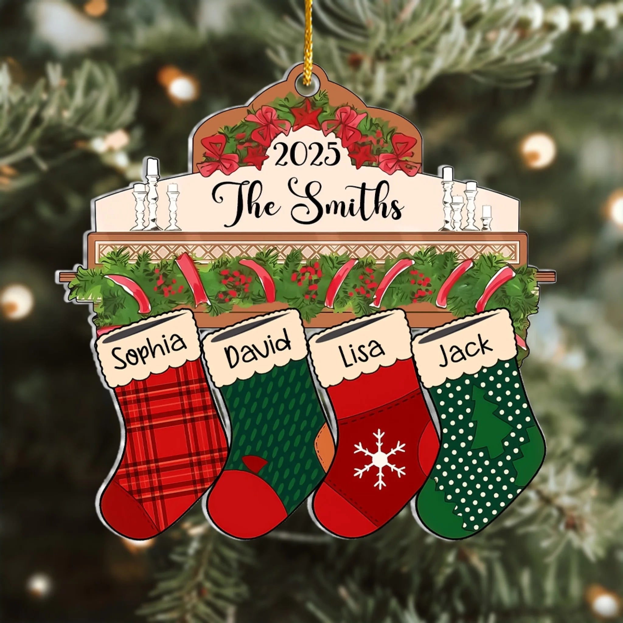 Custom Christmas Stockings Family mk 4