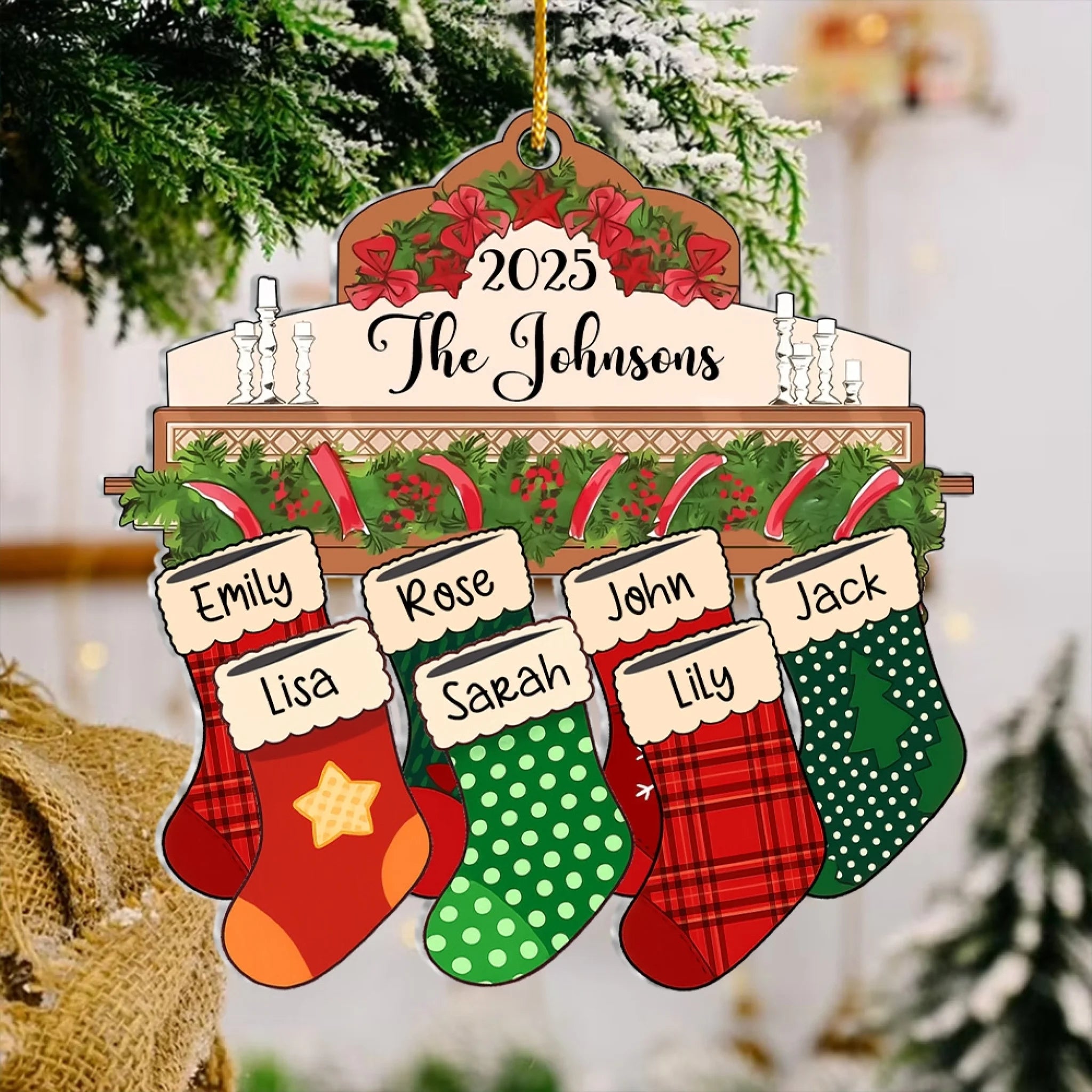 Custom Christmas Stockings Family mk 5