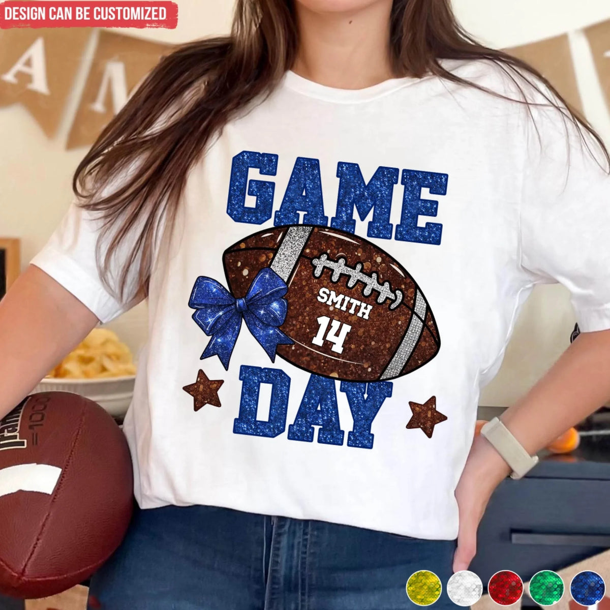 Game Day Football - Personalized T-Shirt, Gift For Football Fan, Gift For Football Lover