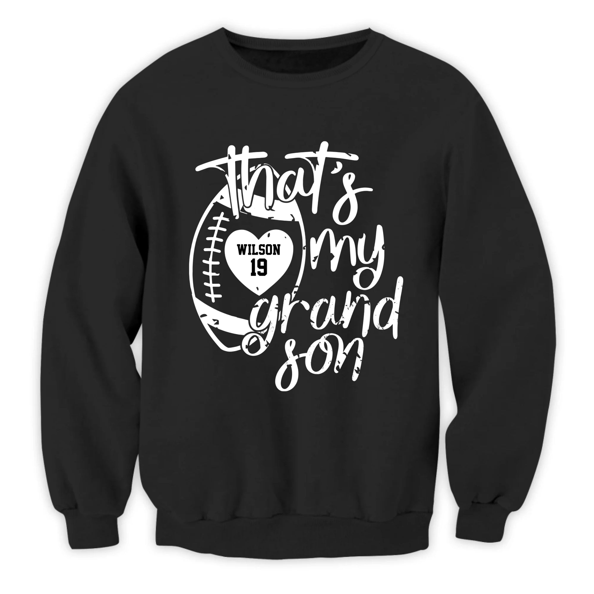 That's My Grandson - Personalized T-Shirt, Gift For Football Fan, Football Mom/ Grandson