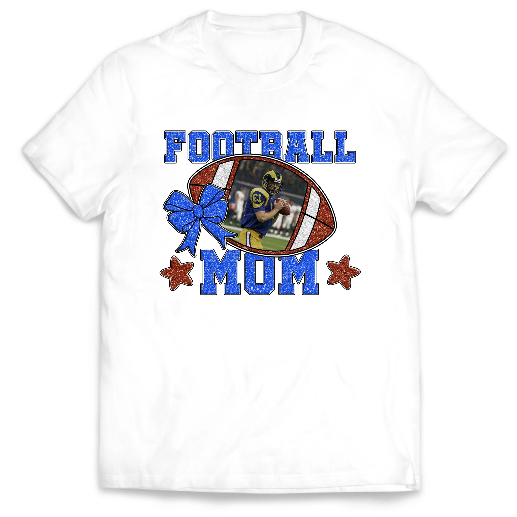 Proud To Be Football Grandma/Mom - Personalized T-Shirt, Football Family Gift