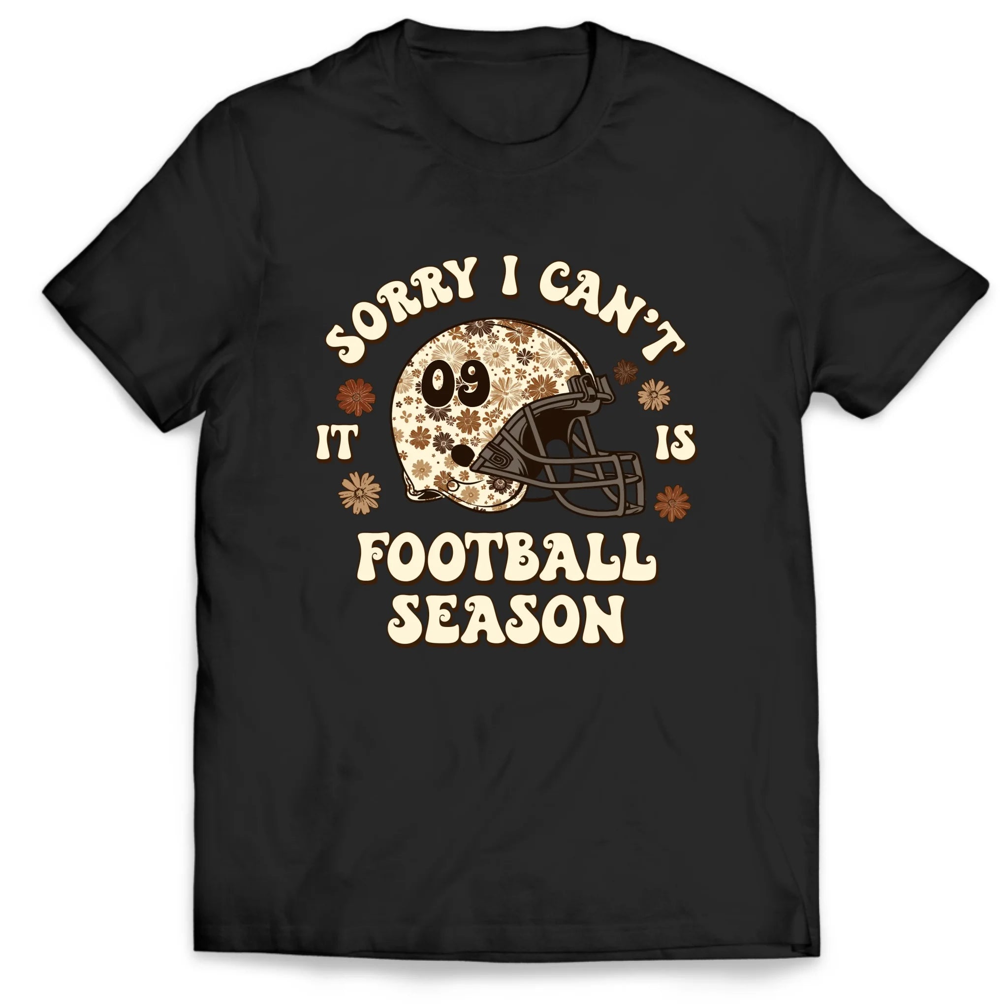 Sorry I Can’t It Is Football season - Personalized T-Shirt, Gift For Football Mom/Grandma