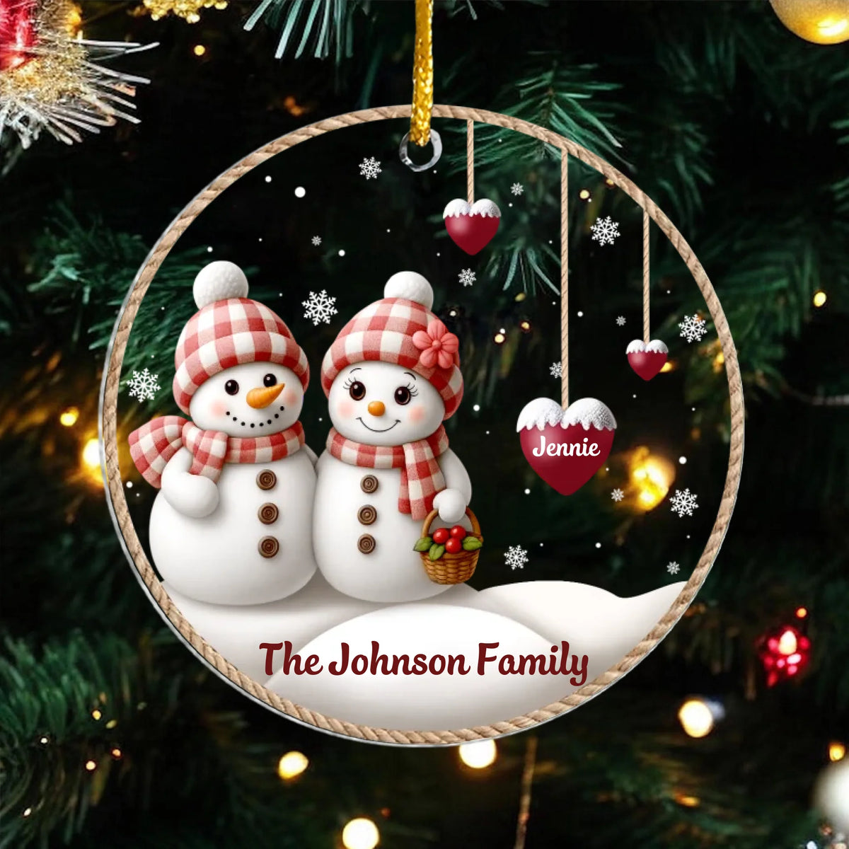 Family Snowman And Their Little Hearts mk preview 1