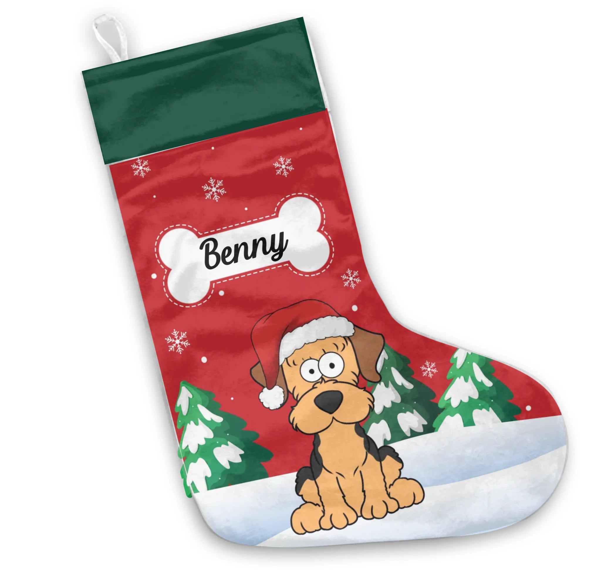Dog Breeds Stocking Custom  - Personalized Stocking, Christmas Gift For Dog Lovers, Christmas Present - SCS15