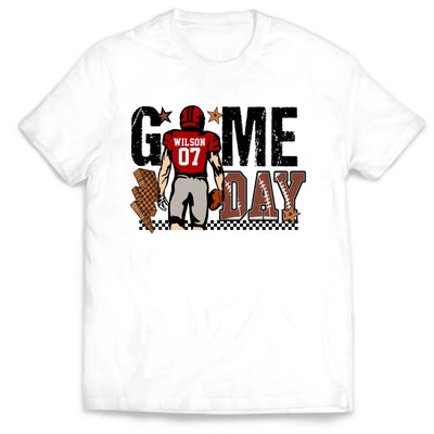 Touch Down Season Game Day - Personalized T-Shirt, Gift For Football Lover