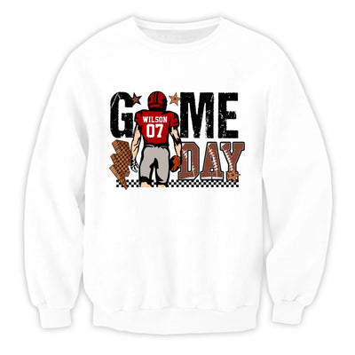 Touch Down Season Game Day - Personalized T-Shirt, Gift For Football Lover