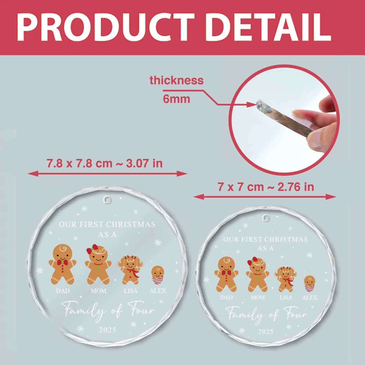 Family Of Three Christmas mk 8