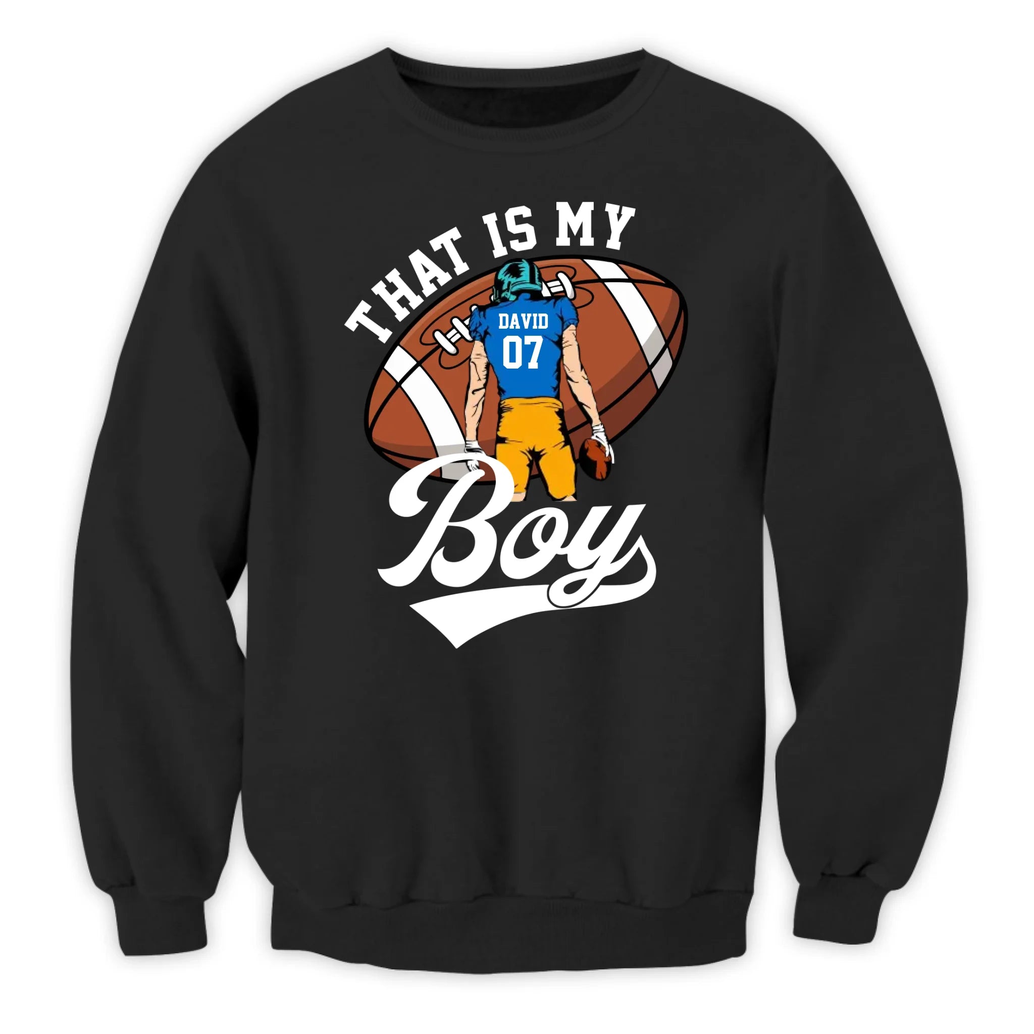 Football Game Day, That Are My Boys - Personalized Hoodie, Gift For Football Lover