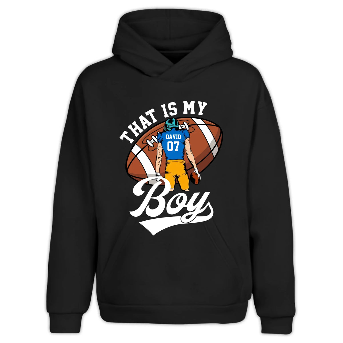 Football Game Day, That Are My Boys - Personalized Hoodie, Gift For Football Lover