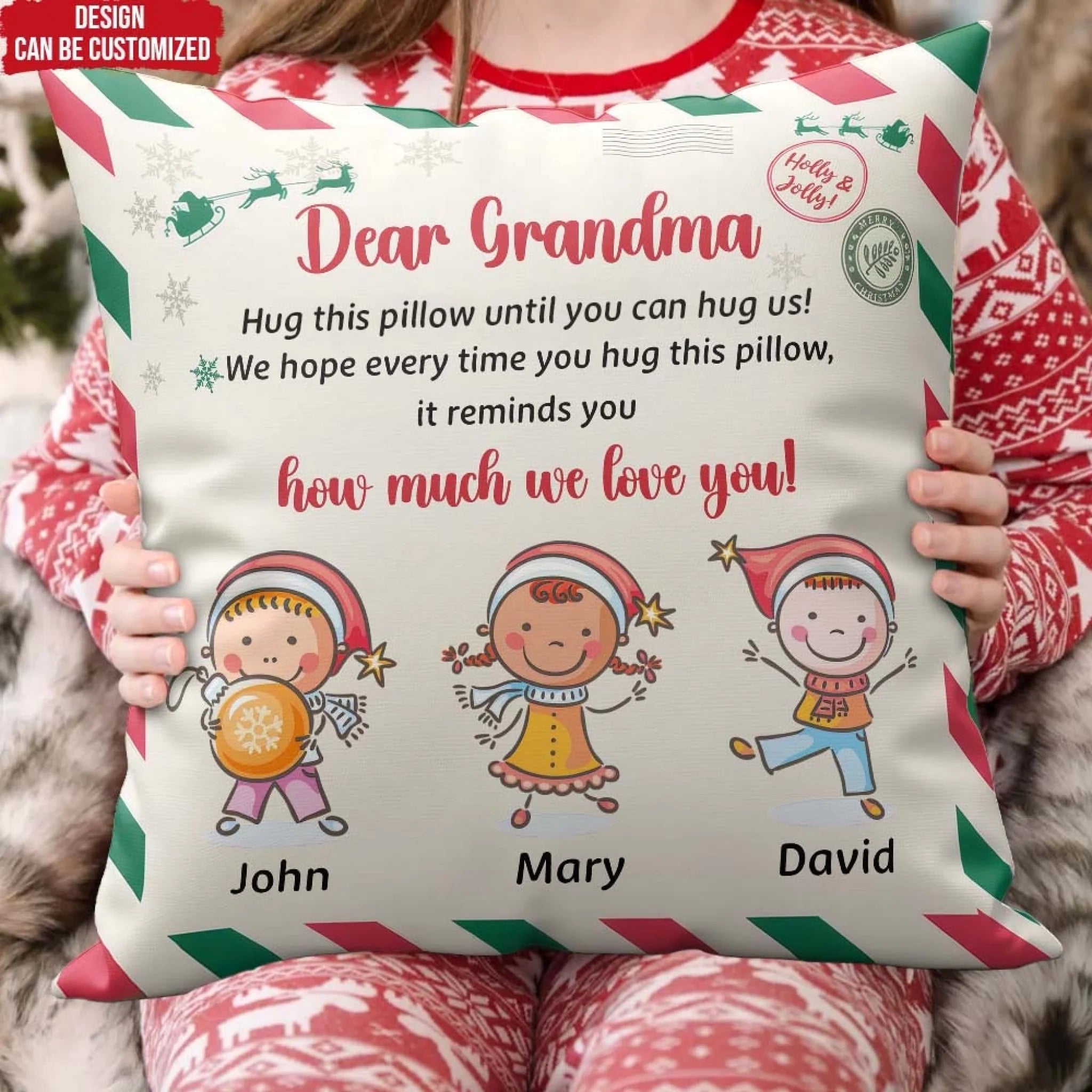 This Pillow Reminds How Much We Love You - Personalized Pillow, Christmas Gift For Grandparents, Family Gift
