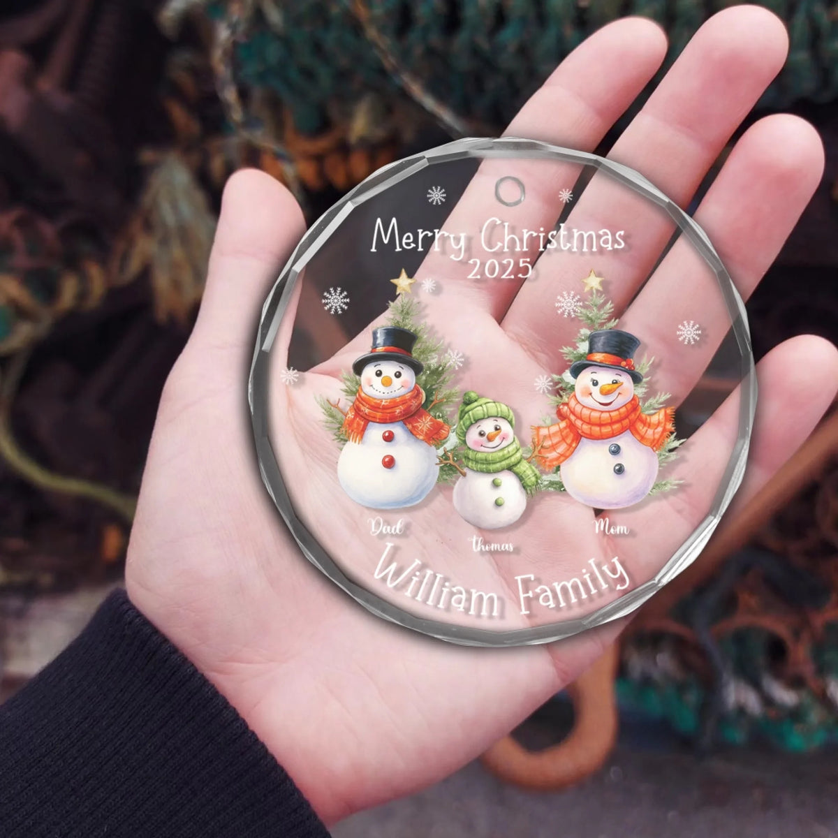 Merry Christmas Snowman Family mk 5