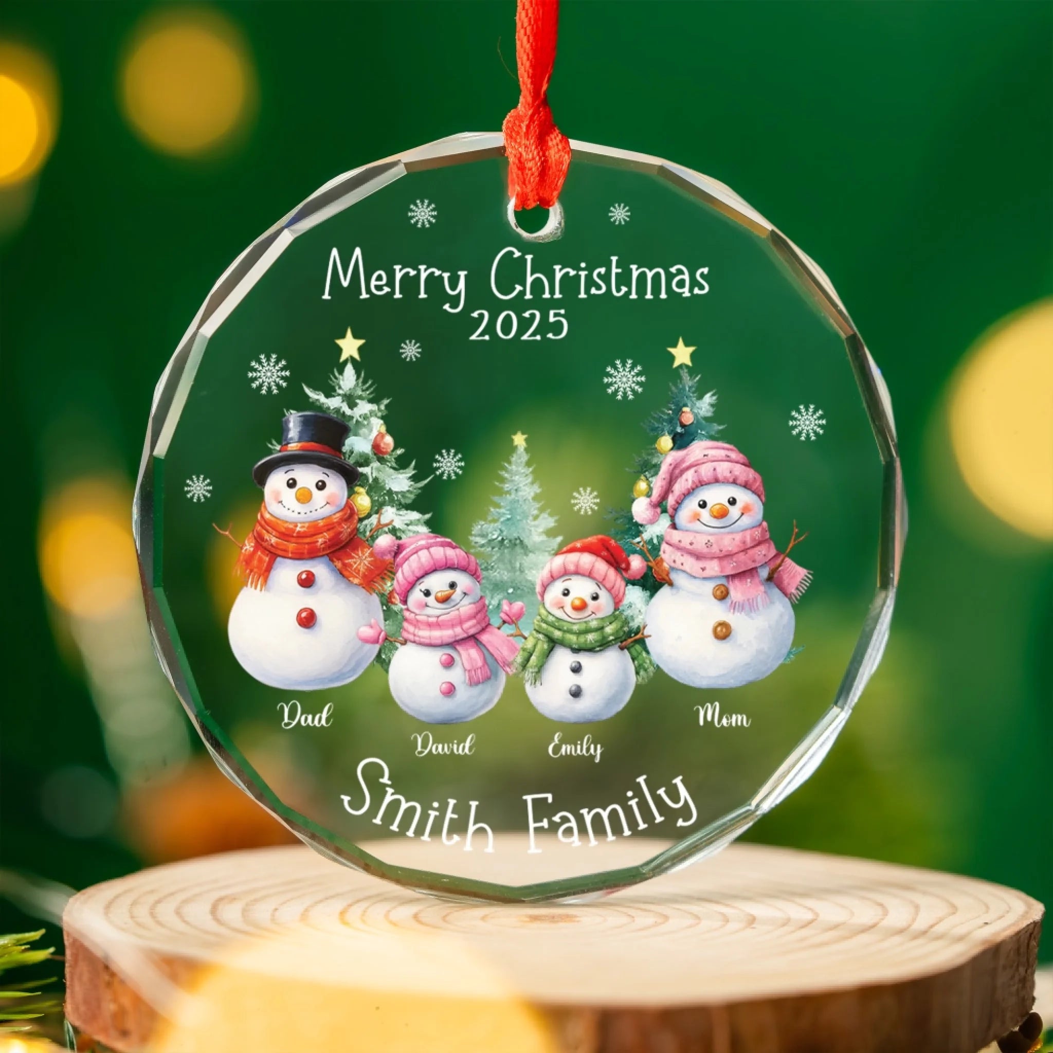 Merry Christmas Snowman Family mk 1