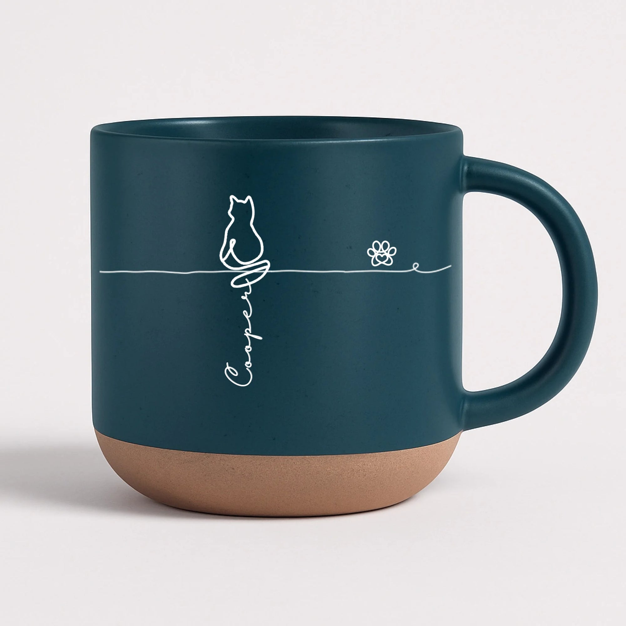 Pottery Mug - navy