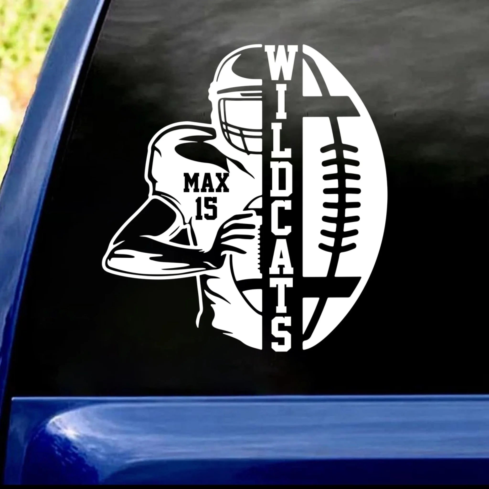 From The Stands To The Field - Personalized Decal, Gift For Football Lovers, Football Fan