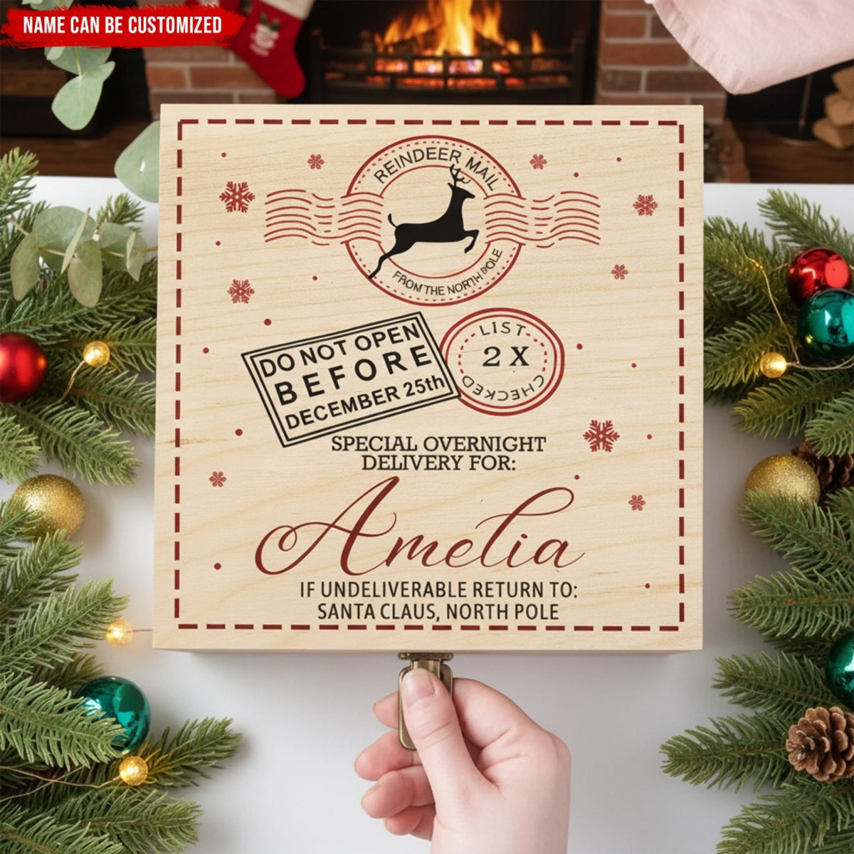 The North Pole Express Christmas Eve Box – Personalized Christmas Eve Box, Gift For Kids