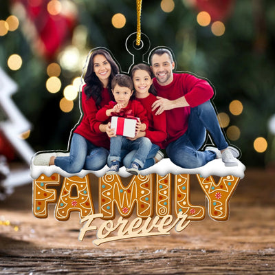 Family Forever Gingerbread Cookie Letters Style mk 2