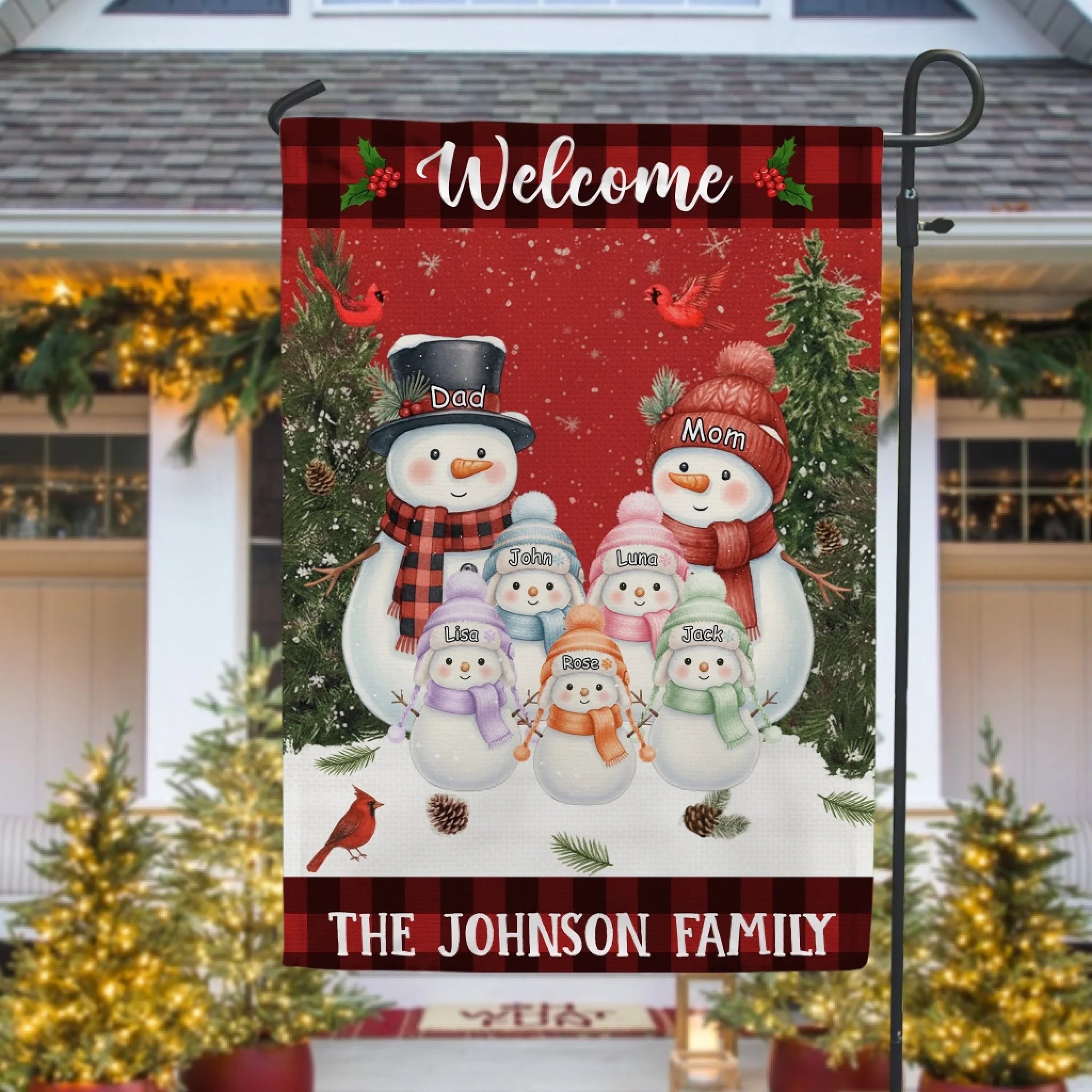 Welcome To Our Family Snowman Version mk 5