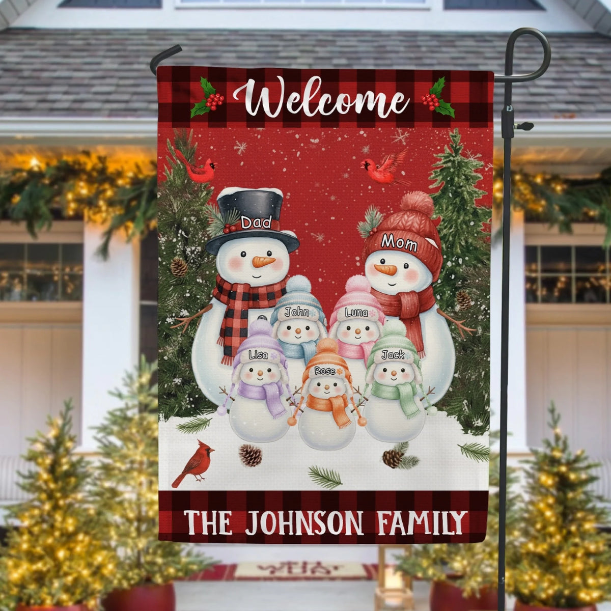 Welcome To Our Family Snowman Version mk 5