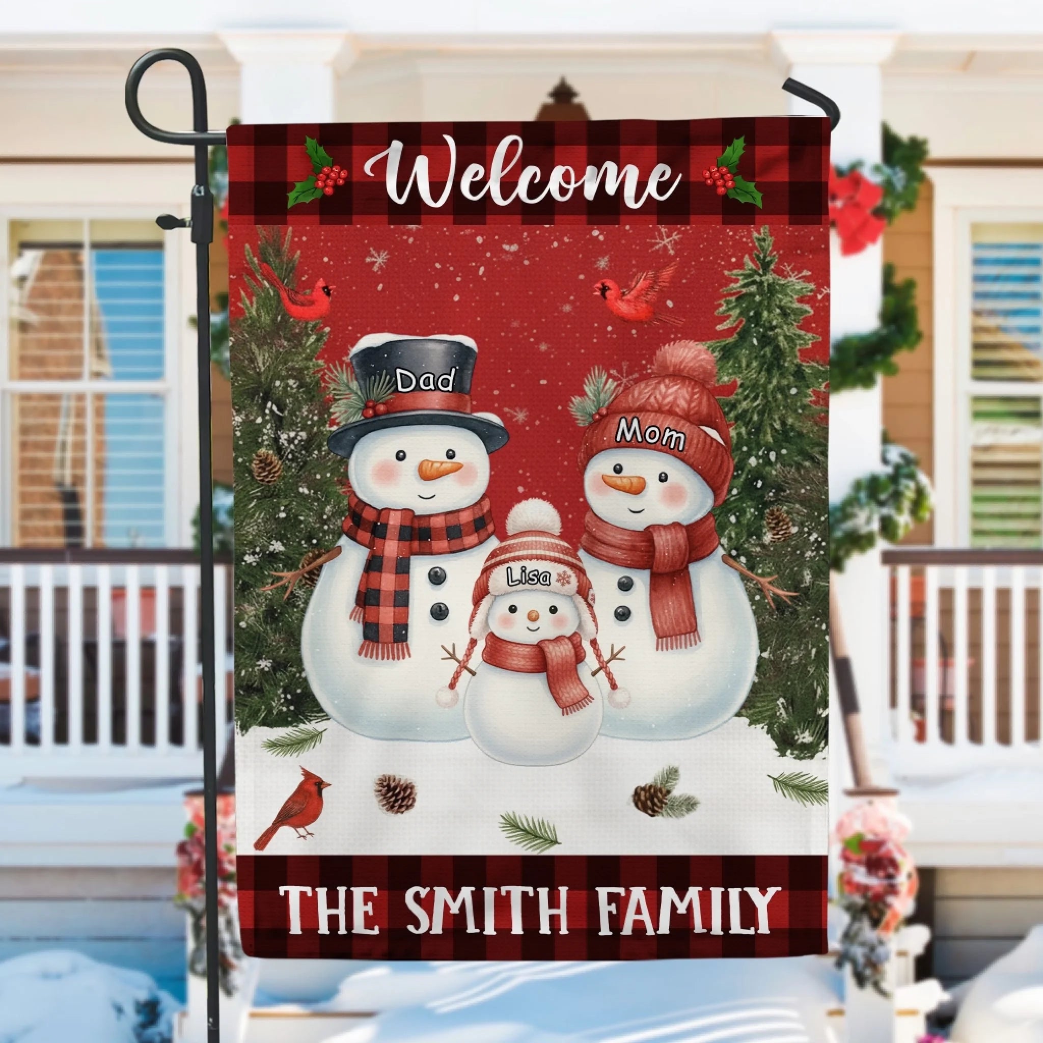 Welcome To Our Family Snowman Version mk 4