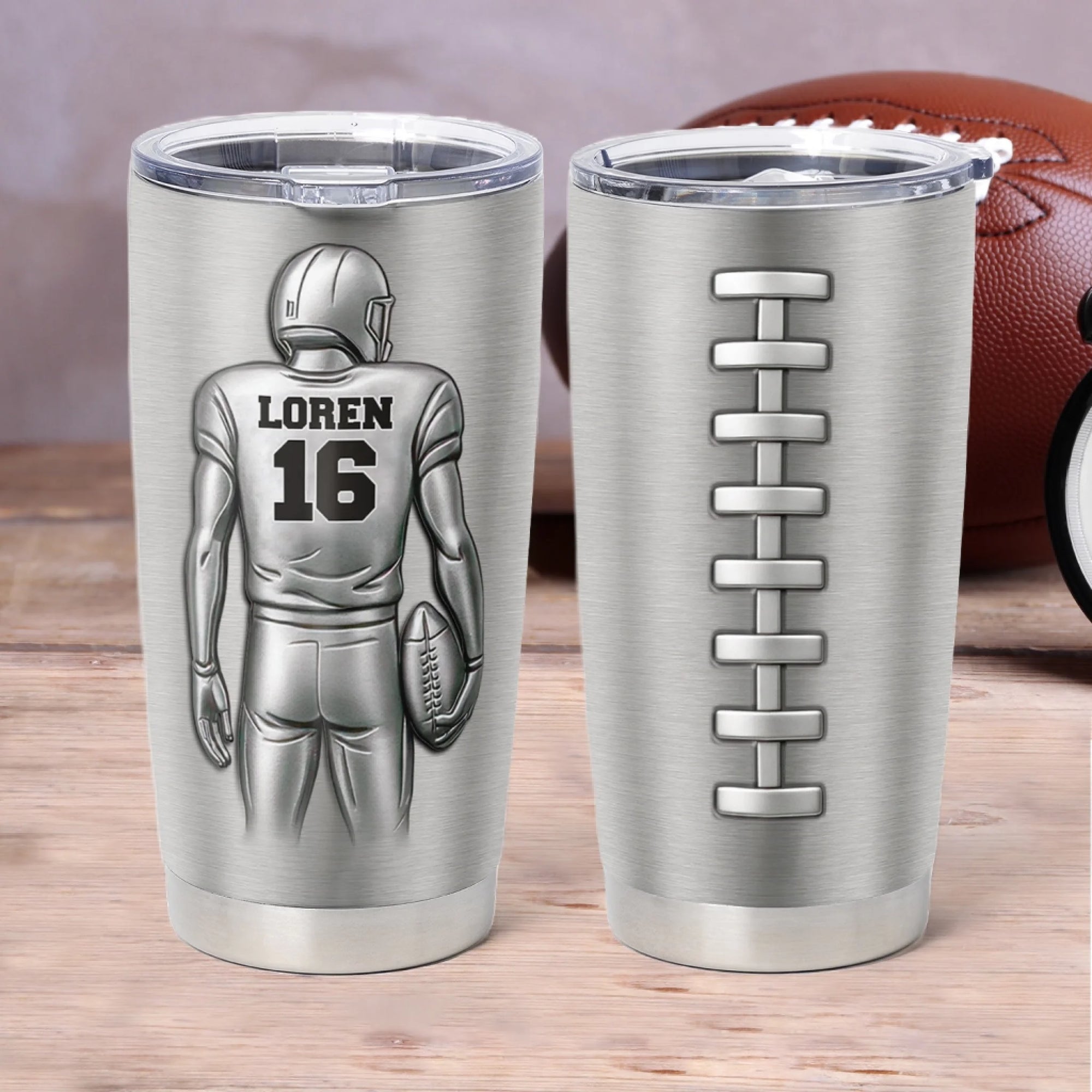 Football is My Favorite Season - Personalized Tumbler, Gift For Football Lover