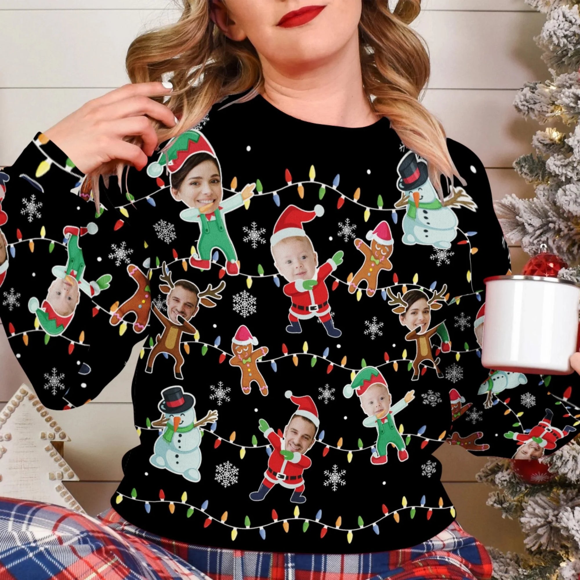 Custom Photo Face Christmas mk 2