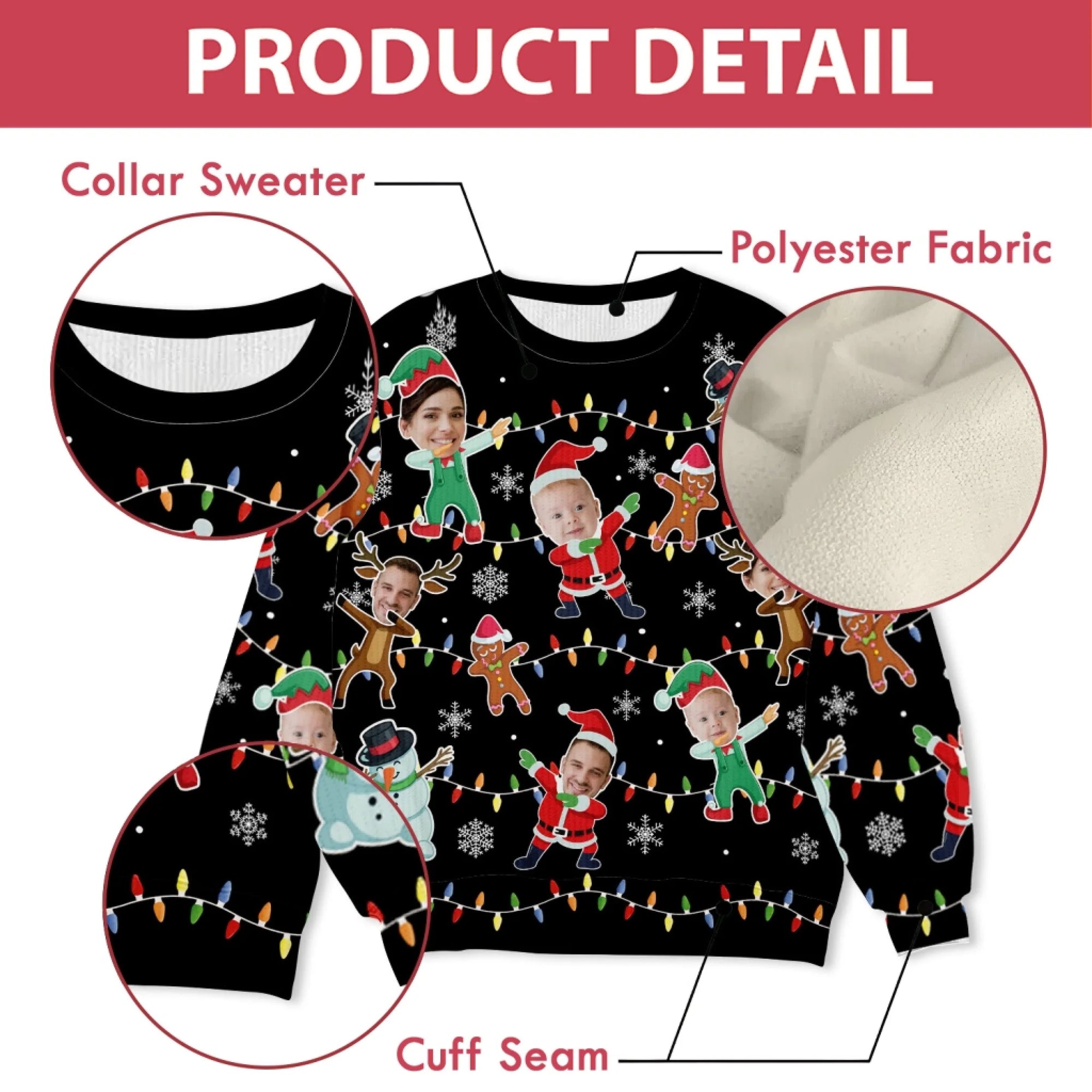 Custom Photo Face Christmas mk 4