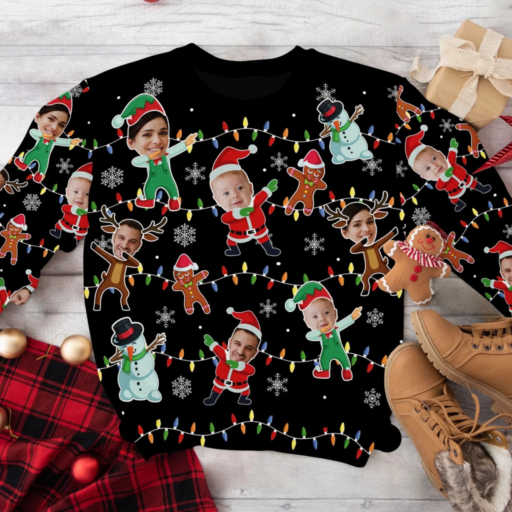 Custom Photo Face Christmas mk 3