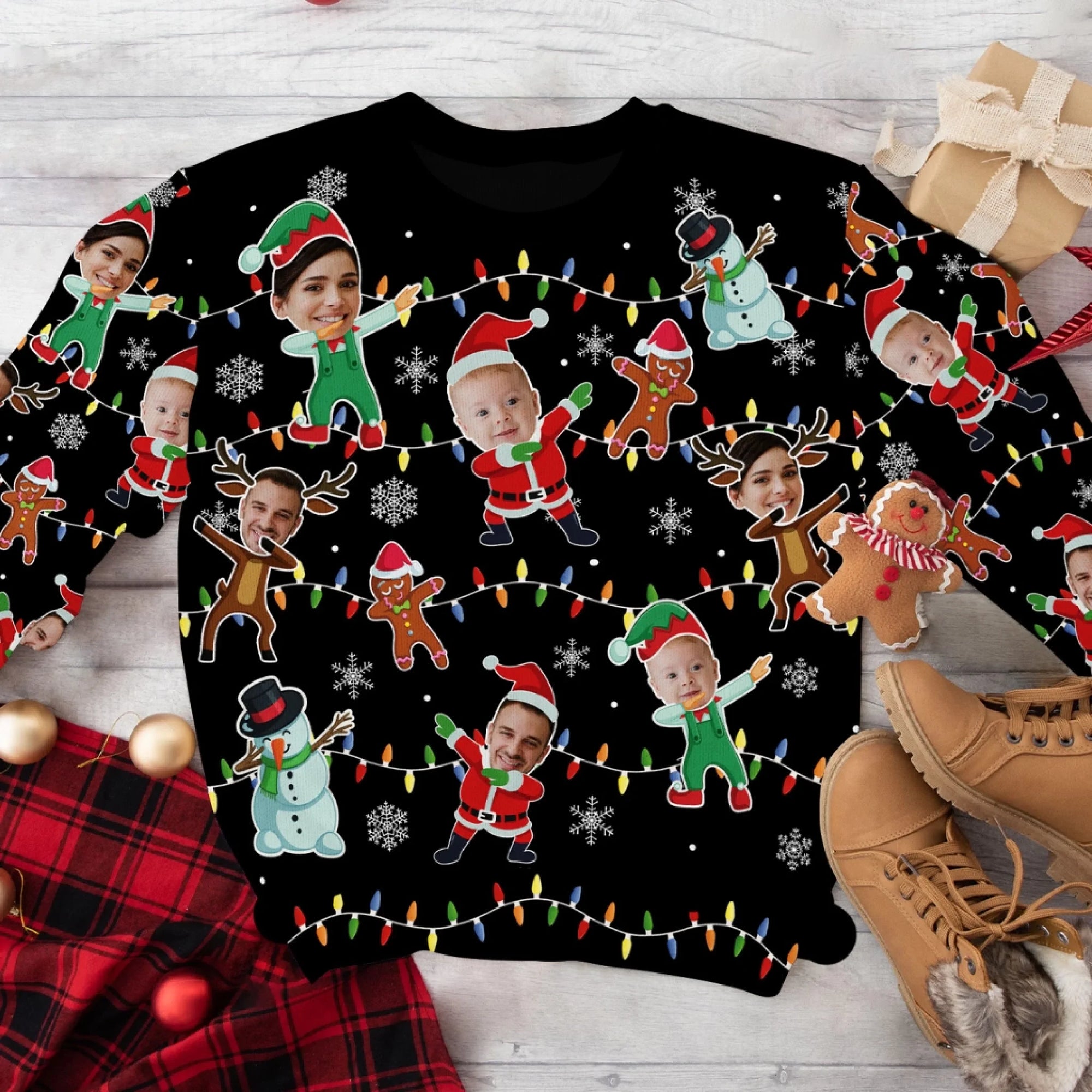 Custom Photo Face Christmas mk 3