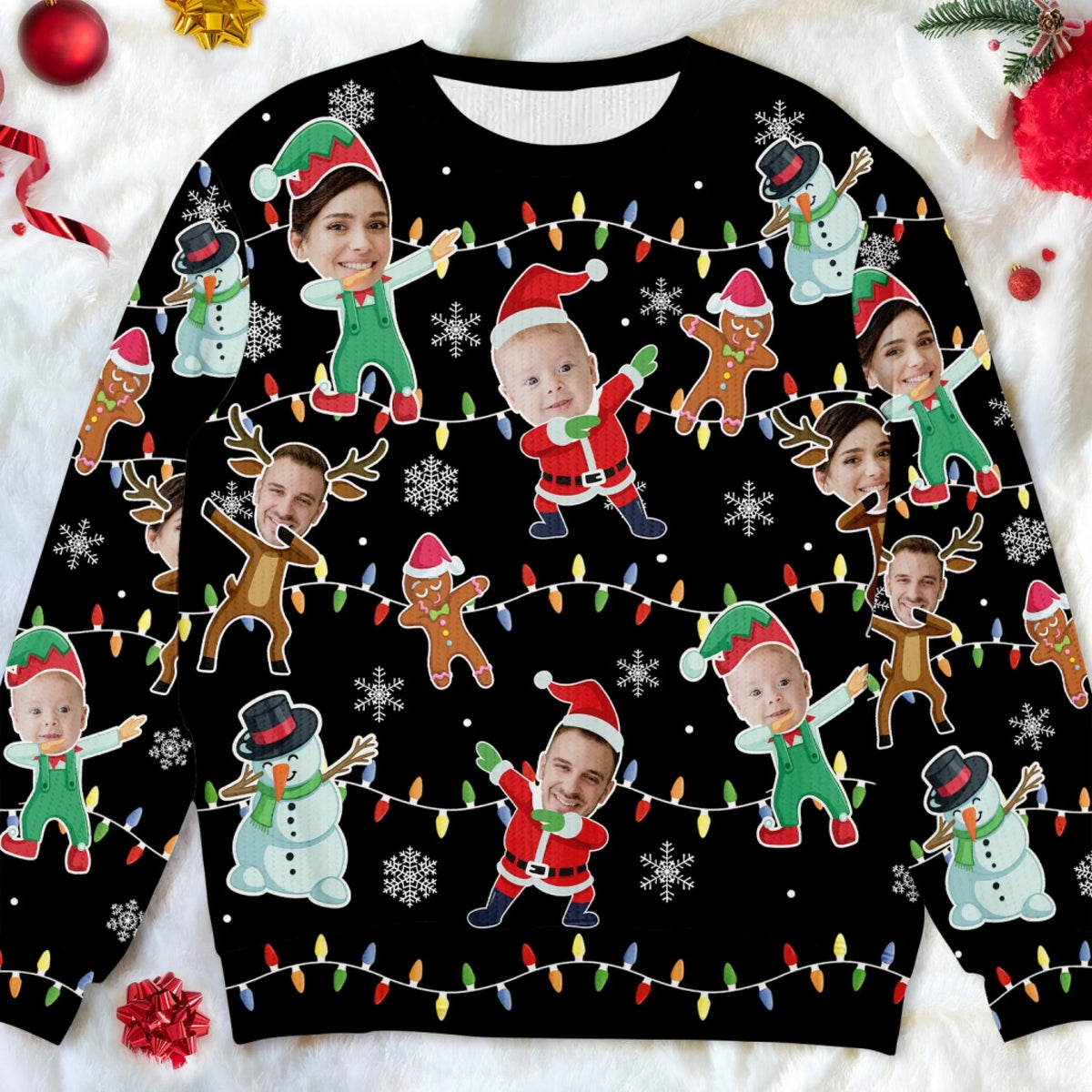 Custom Photo Face Christmas mk 1