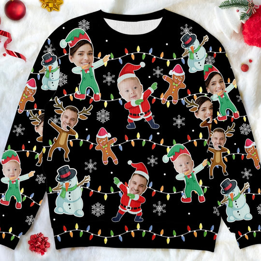 Custom Photo Face Christmas mk 1