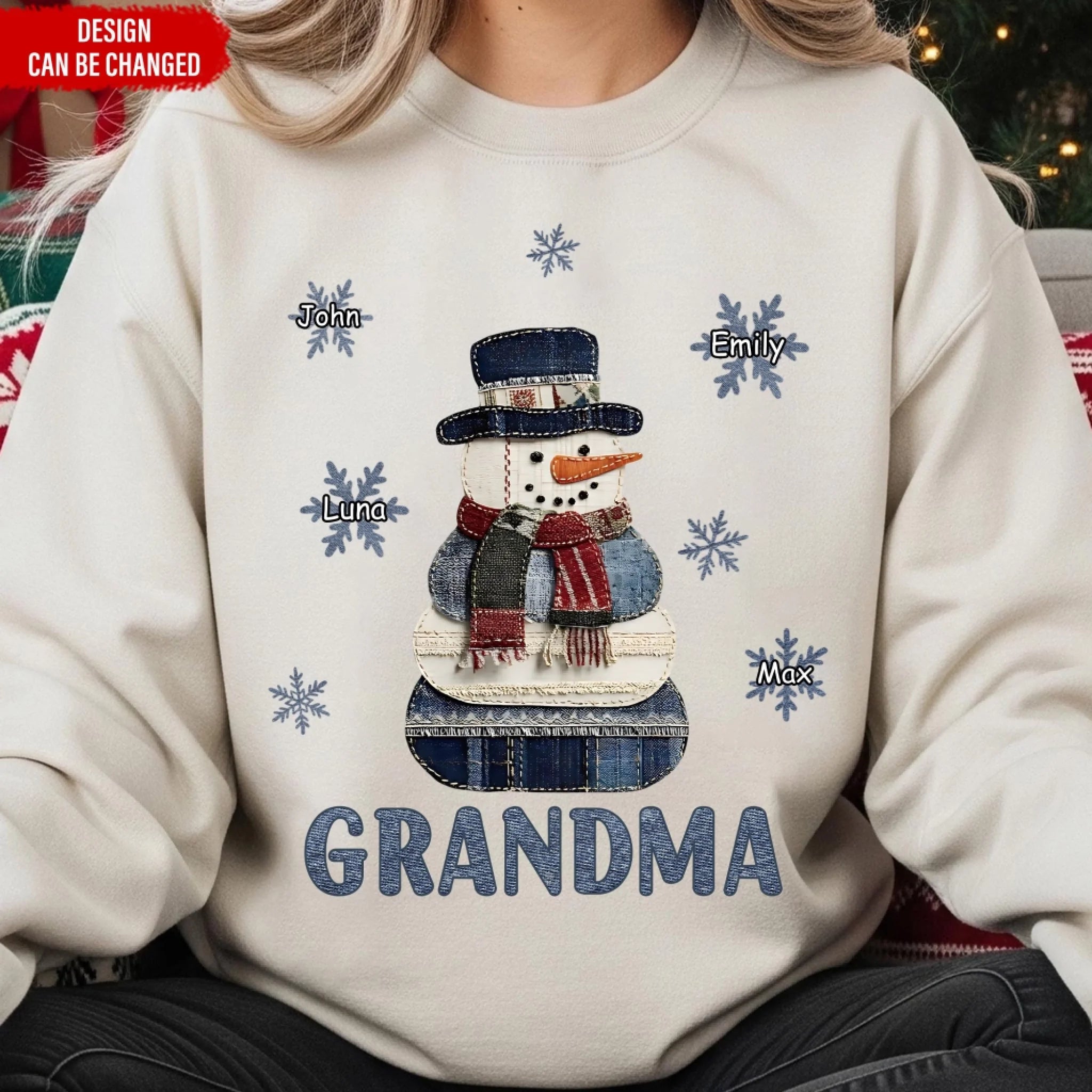 Grandma Snowman Christmas mk ads
